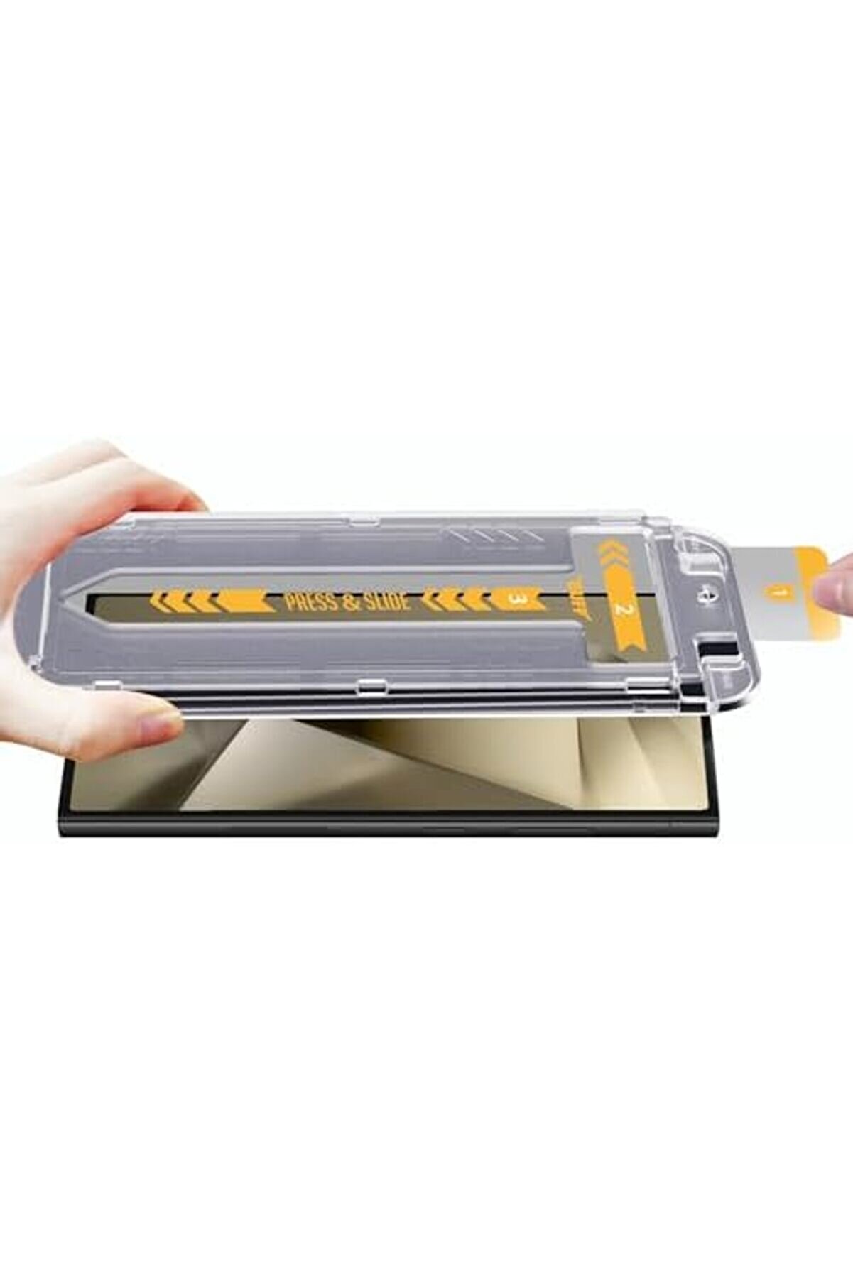 Labs S24 Seri̇si̇ İle Uyumlu 5D 2 Adet Uygulama Aparatlı Ekran Temperli̇ Cam (S24 Ultra) 1014773