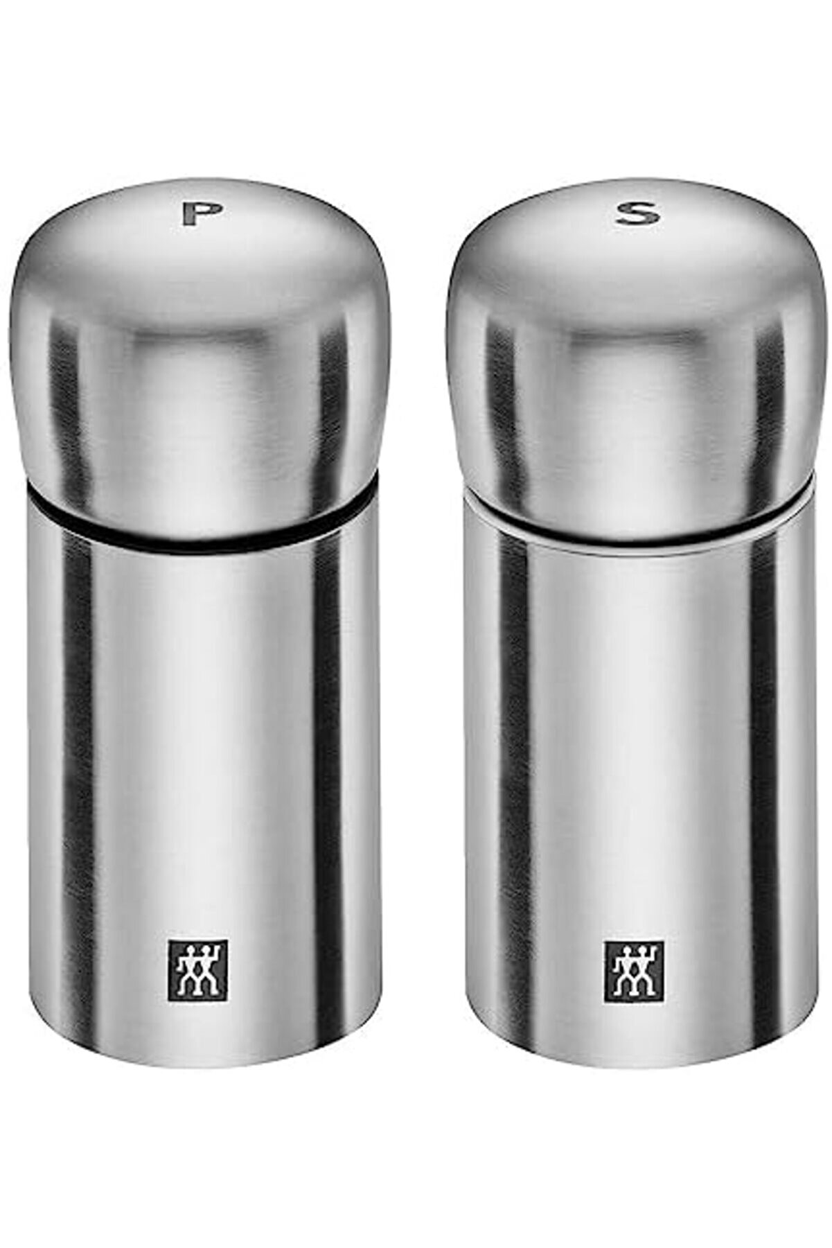 Tuz-Karabi̇ber Deği̇rmen Seti̇, Paslanmaz Çeli̇k, Gümüş Rengi̇, 100 Ml 1014773