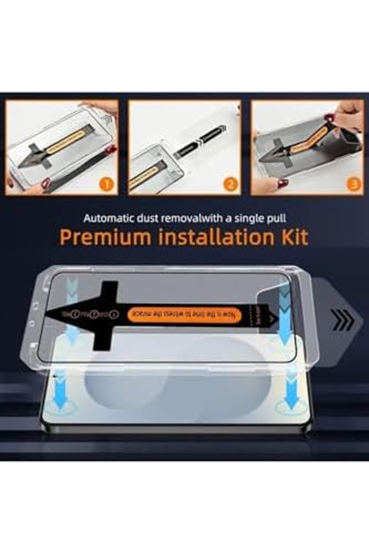 11 Ultra İle Uyumlu Temperli̇ Sert Cam 3D Takma Aparatlı Kırılmaz Cam Ekran 1014773