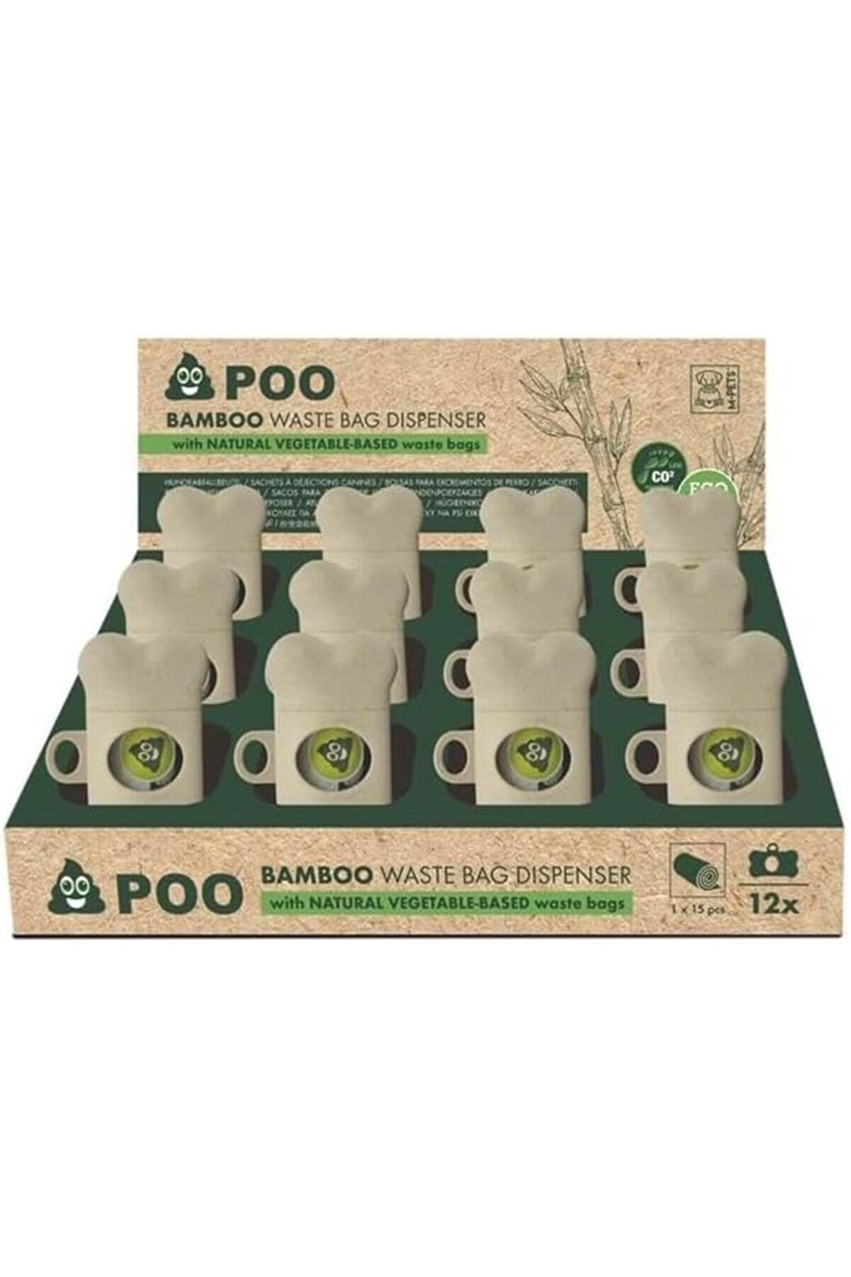 STOREMAX POO BAMBOO DIŞKI TOPLAMA SETİ 15 YAPRAK 12Lİ SET 1014773