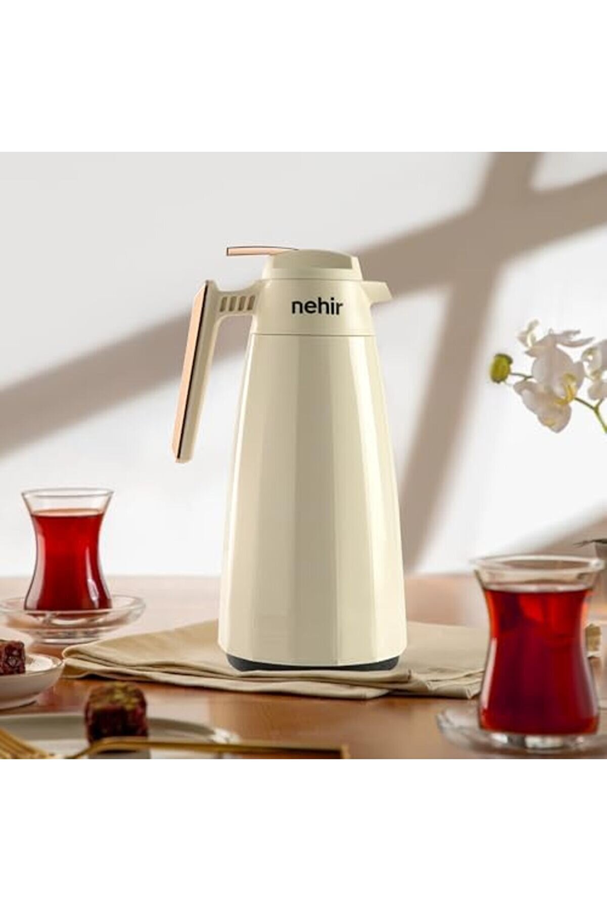 Ni̇hal Termos 1,5 Li̇tre Krem Rose 1014773