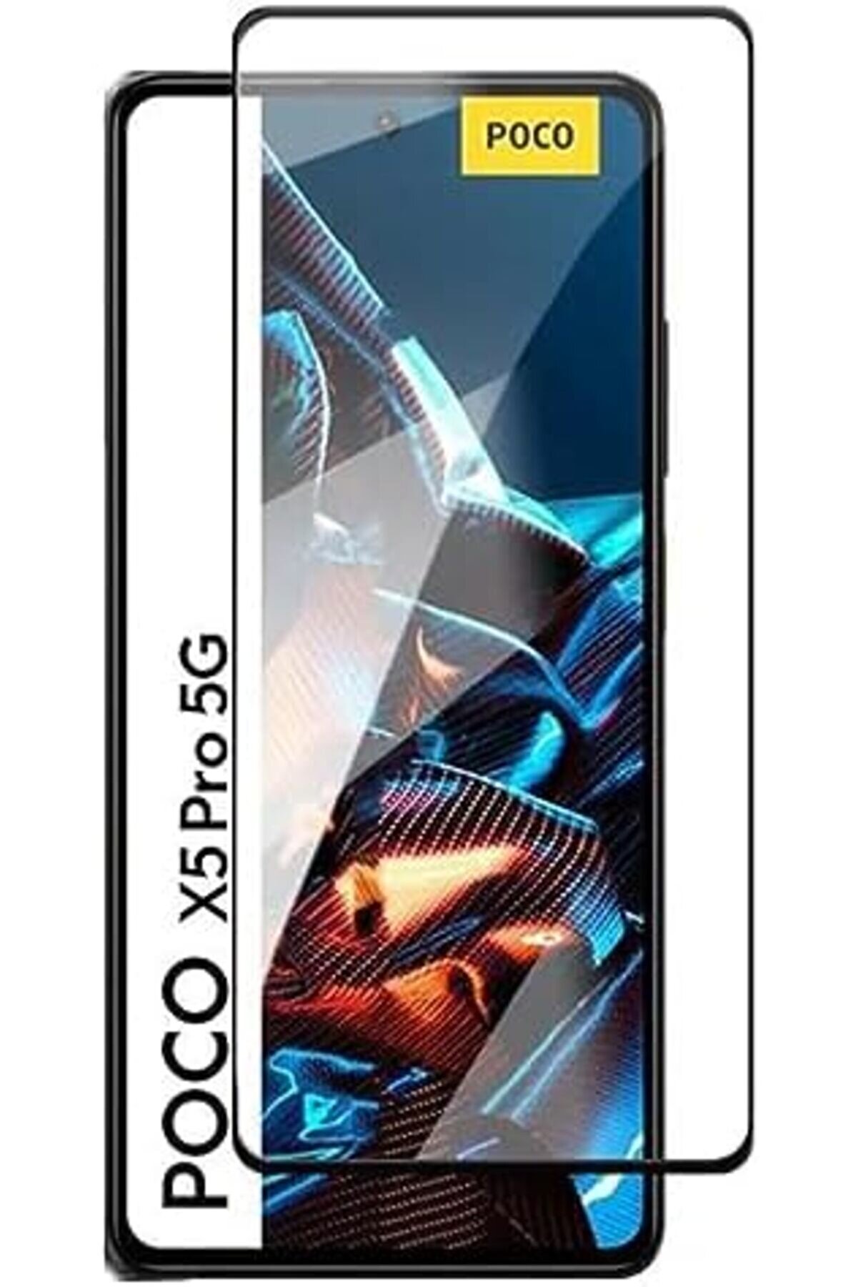 X5 Pro 5G İle Uyumlu Ekran Temperli̇ 5D Çerçeveli̇ Full Cam Tempered Glass X5 Pro 5G İle Uyumlu Tam Ek