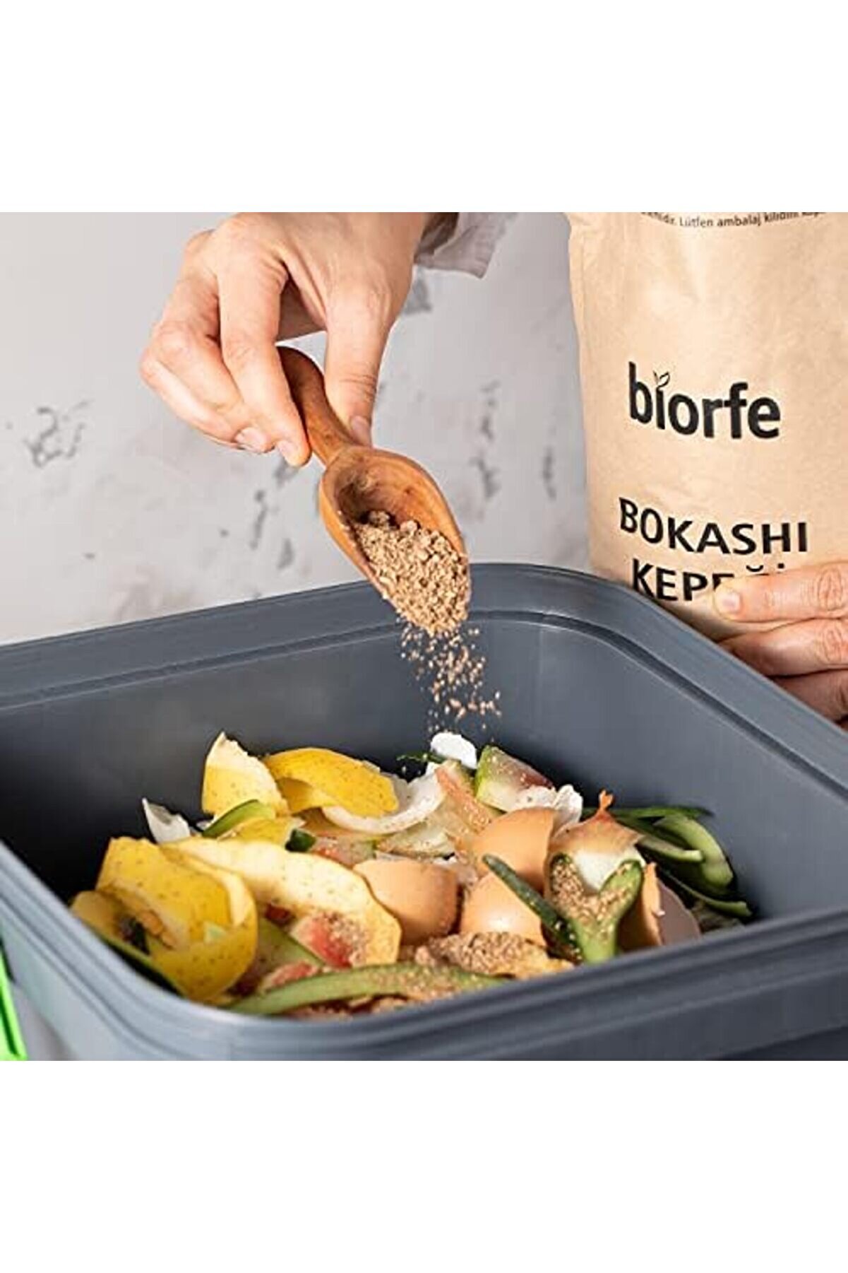 Pltnstoreshop Bokashi̇ Kompost Kovası Kepekli̇ 18 Li̇tre İki̇li̇ Set - 18Sgb Pltnstoreshop 1175735