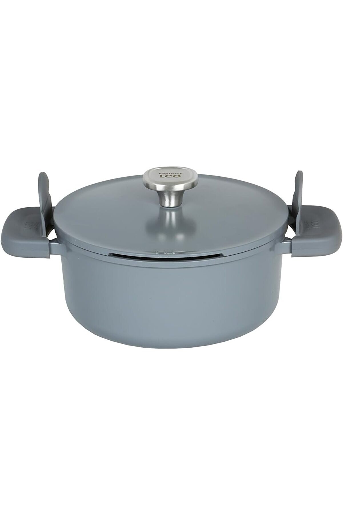 STOREMAX modashine LEO PHANTOM KAPAKLI YAPIŞMAZ TENCERE 24 CM GREY modascope 1014773