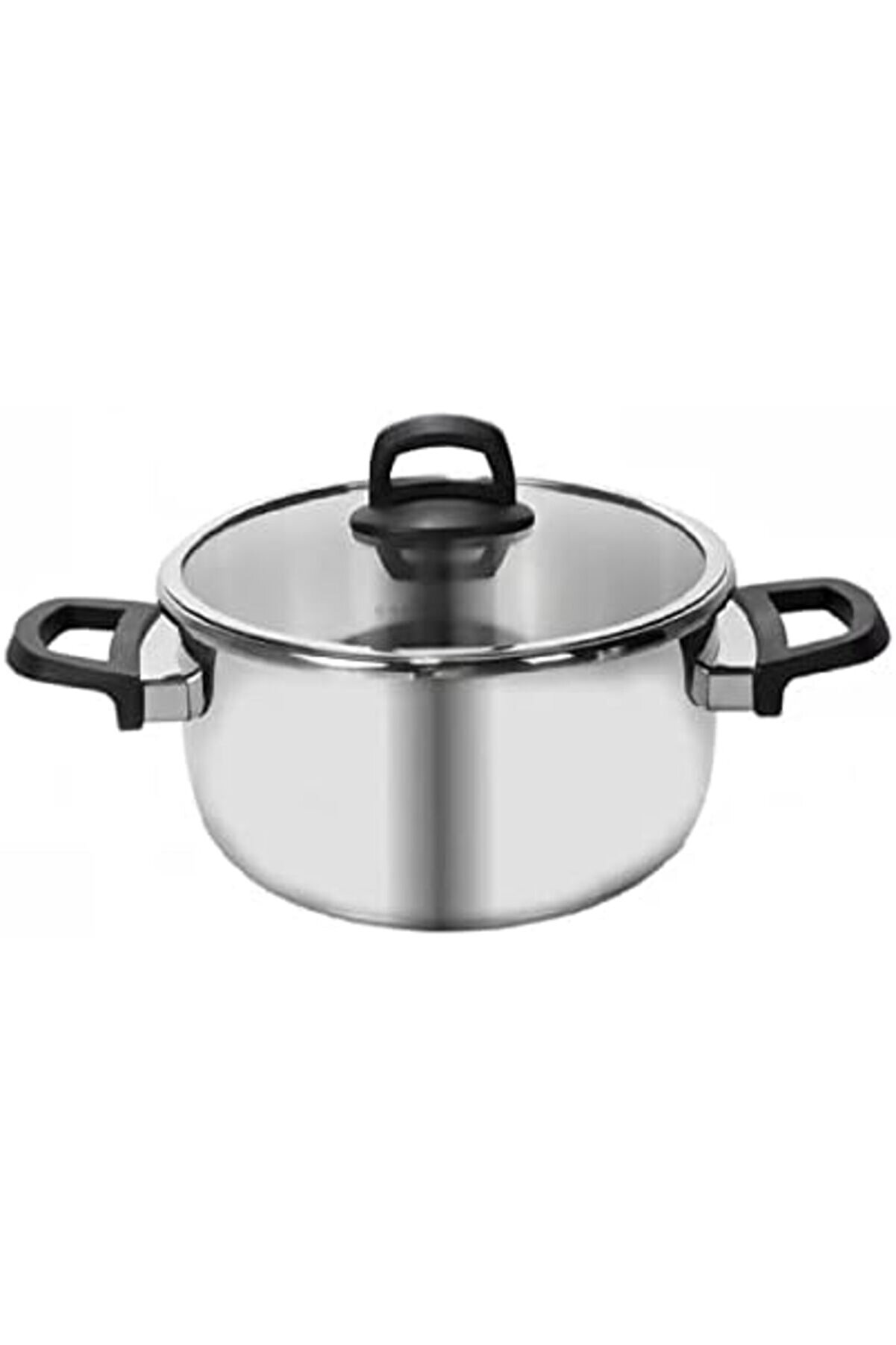 Modashi̇ne Perfect Gray 4-6 L D&uuml;d&uuml;kl&uuml; Tencere Seti̇, Paslanmaz &Ccedil;eli̇k Modascope 1014773