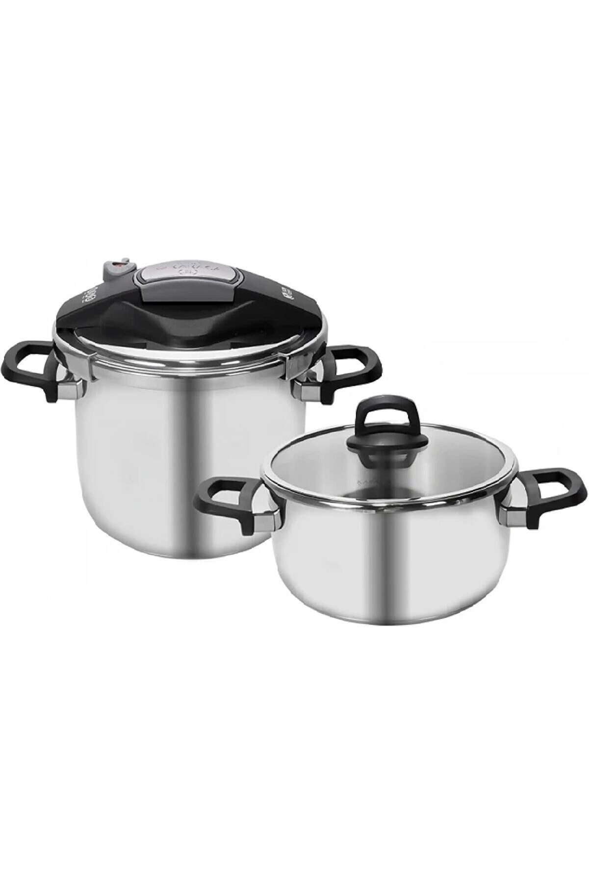 STOREMAX modashine Perfect Gray 4-6 L D&uuml;d&uuml;kl&uuml; Tencere Seti, Paslanmaz &Ccedil;elik modascope 1014773