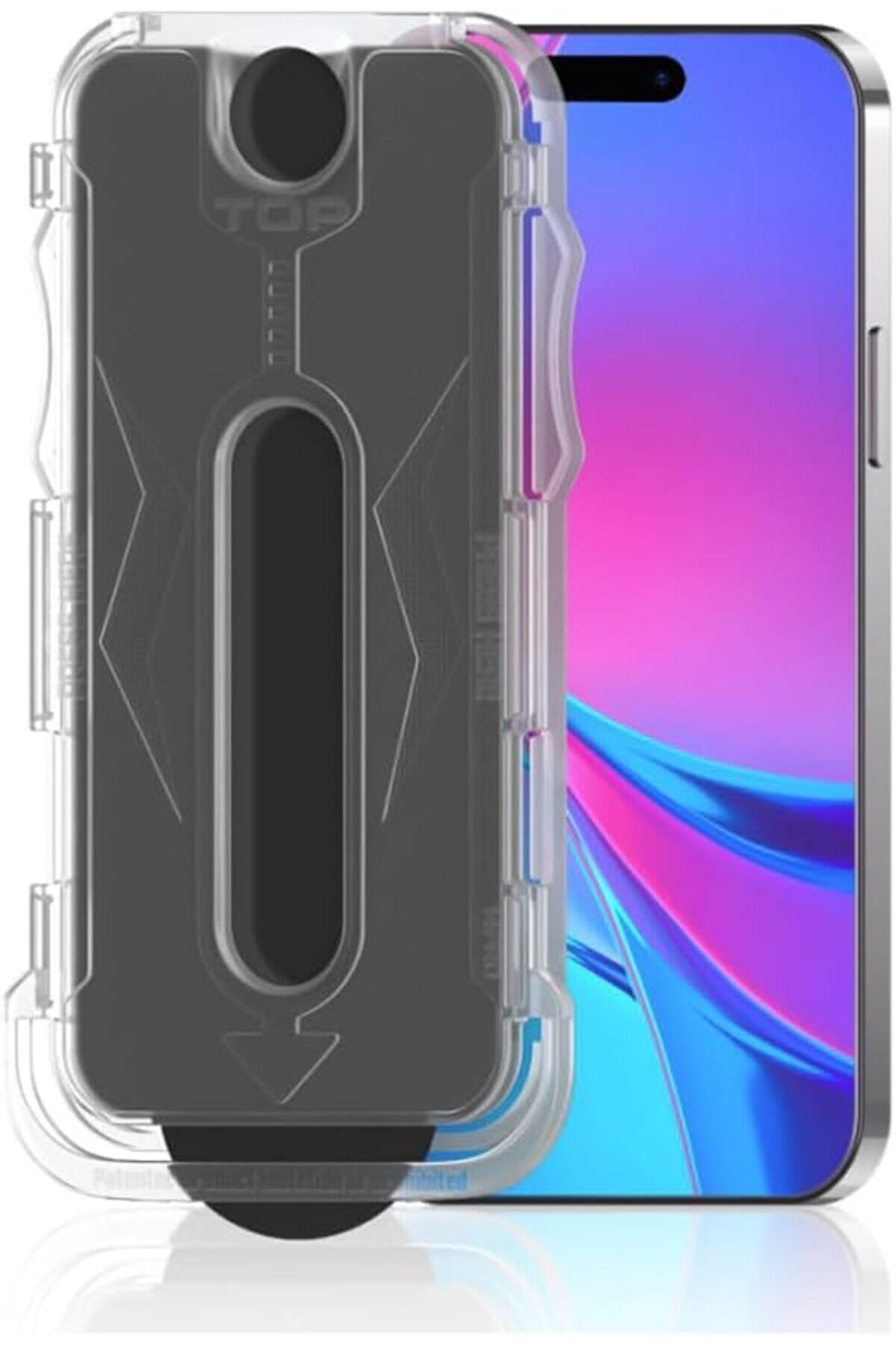 STOREMAX İle Uyumlu 16 Uygulama Aparatlı 5D Privacy Glass Hayalet Cam Ekran Şeffaf 1014773