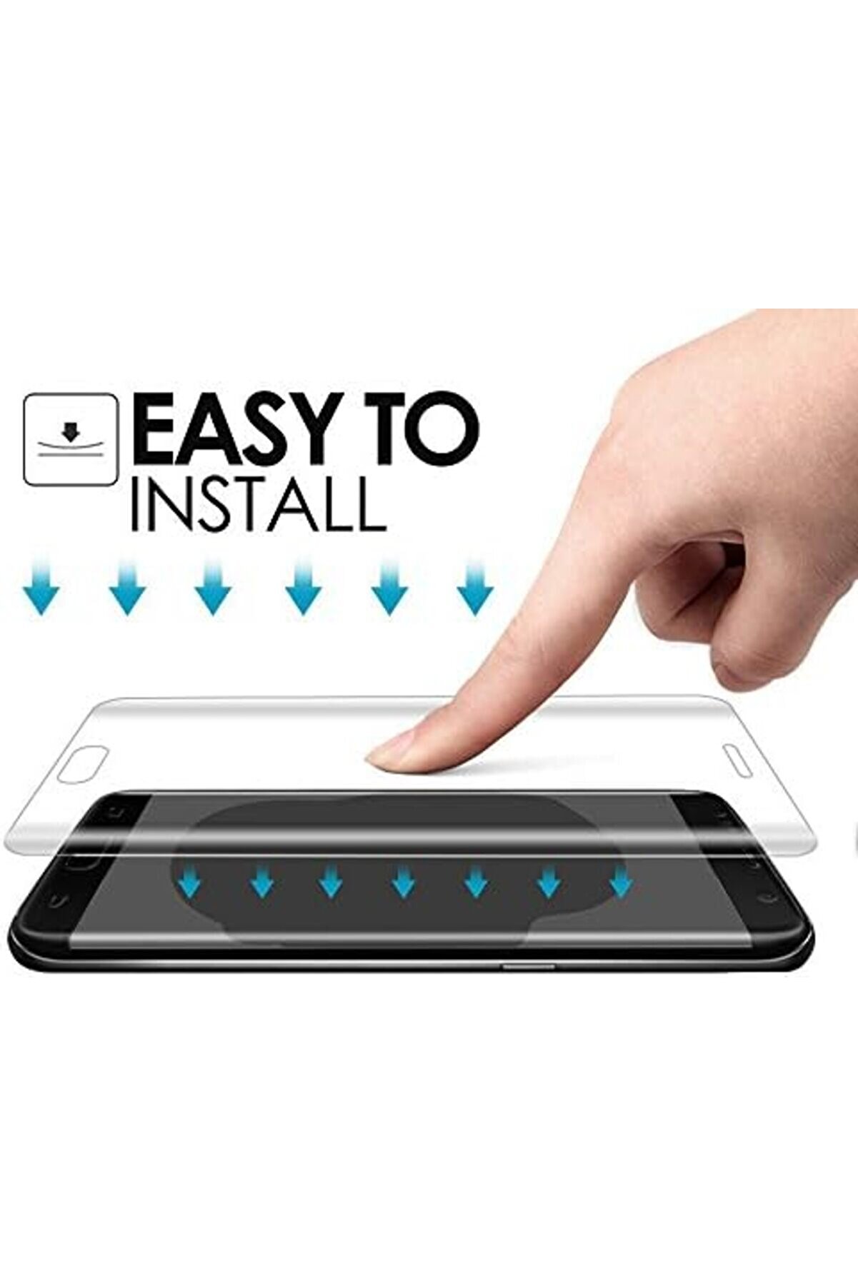 A7 2018 Ön + Arka Kavi̇sler Dahi̇l Tam Ekran Kaplayıcı Fi̇lm 1014773