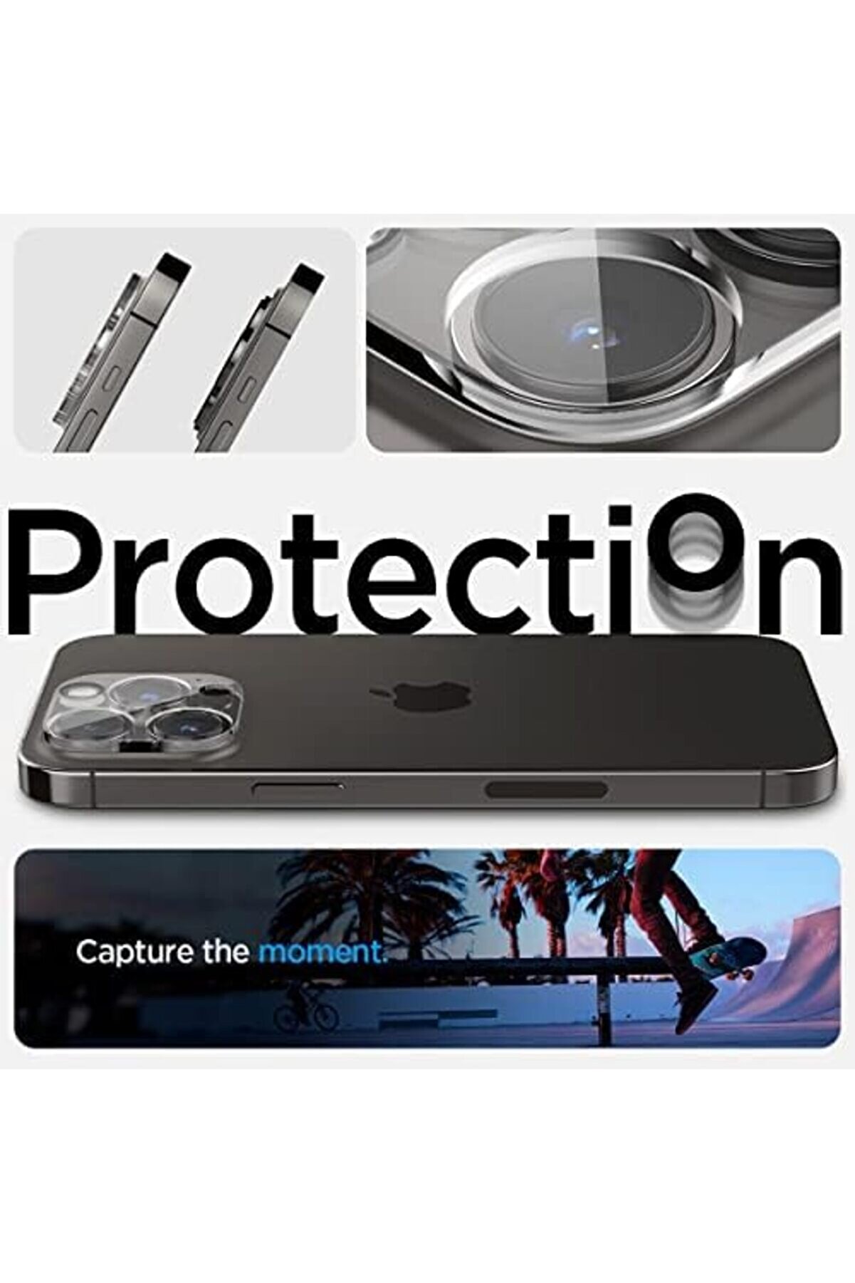 16 Pro Max / 16 Pro / 15 Pro Max / 15 Pro / 14 Pro Max / 14 Pro Kamera Lens Camı Glas.tr Opti̇k (2 Ad