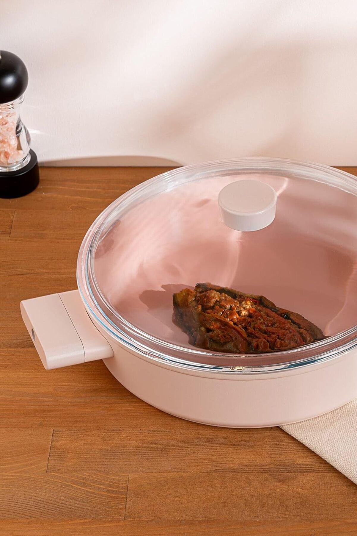 STOREMAX modashine Crystal Karnıyarık Tenceresi Pembe 30 cm modascope 1014773