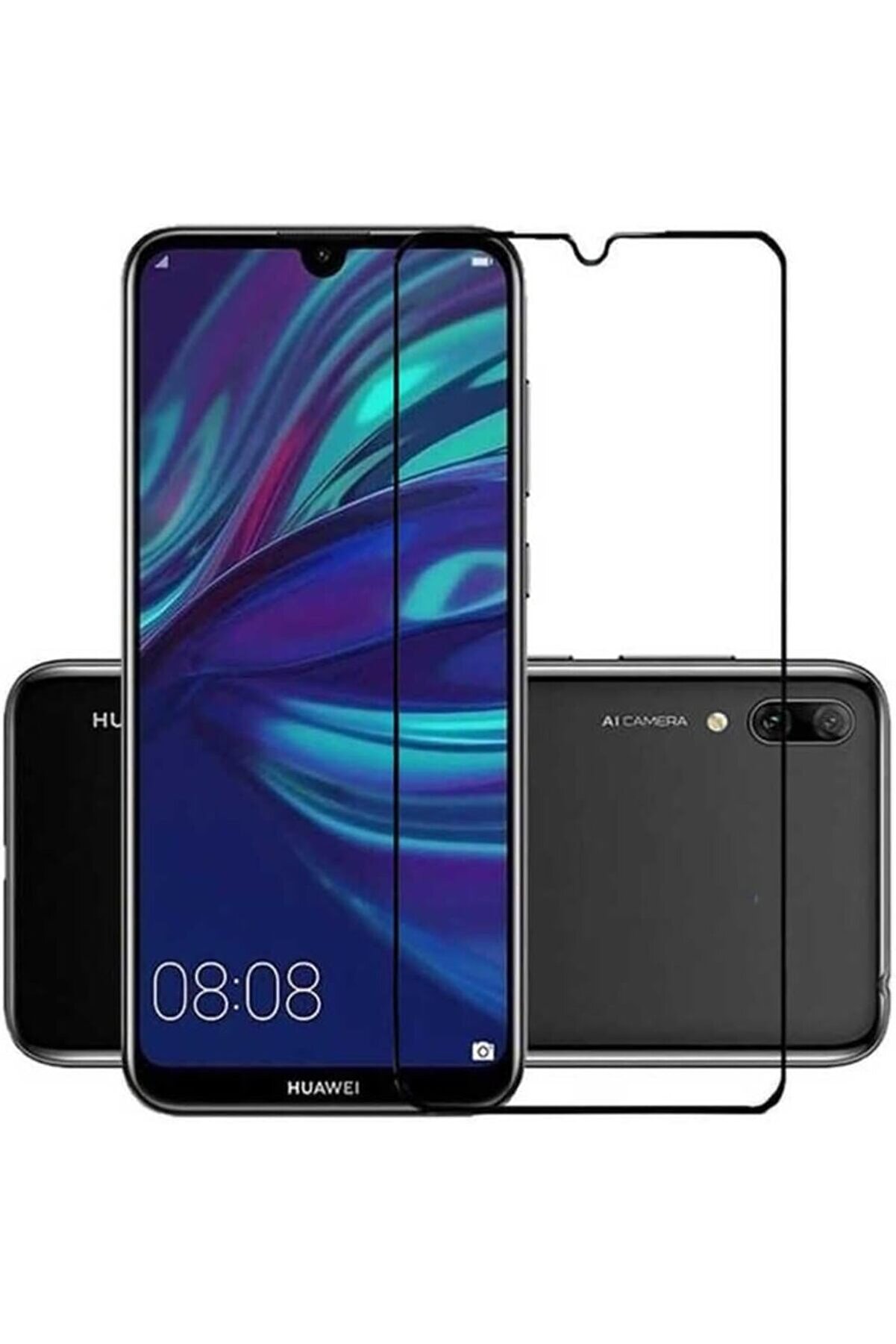 (Rtksnm1769) Ekran 5D Dayanıklı Tam Kaplar Y6S 2019 İle Uyumlu 1014773