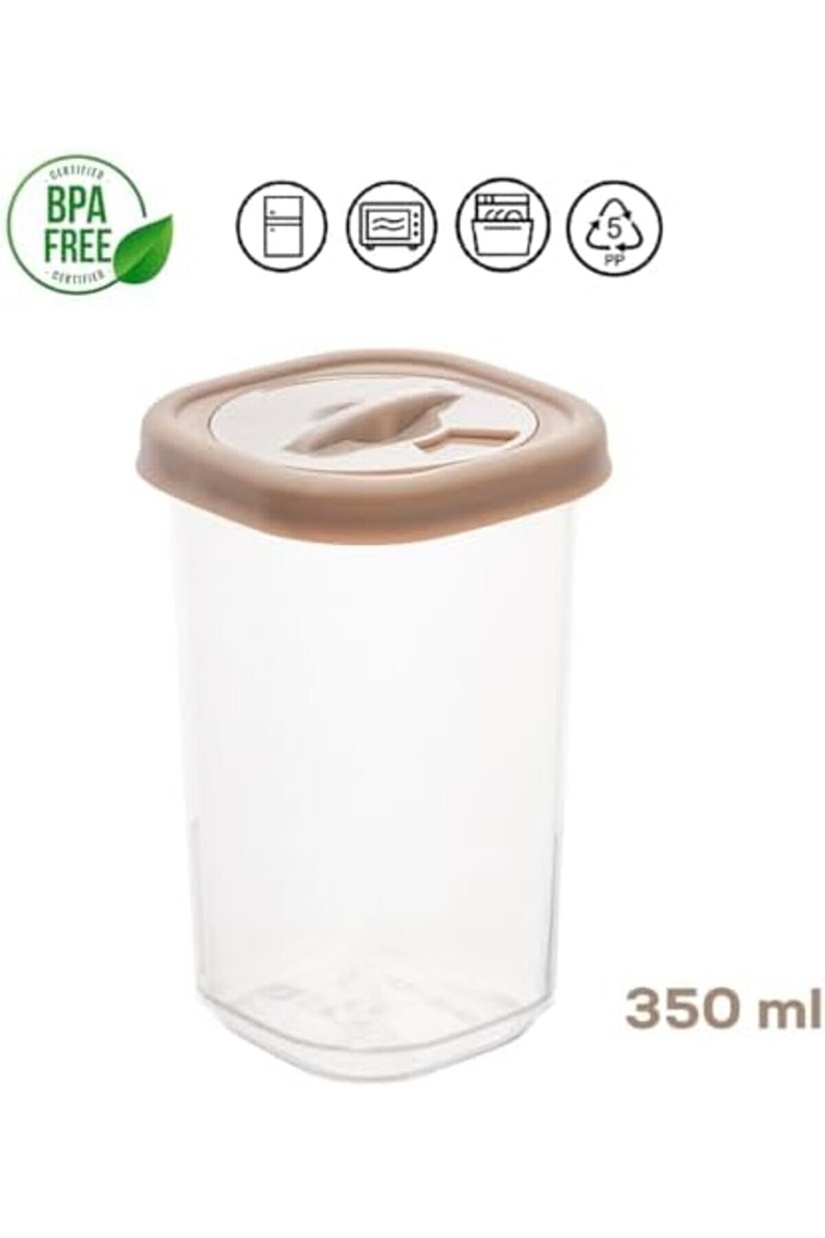 1061 Döner Kapaklı Eti̇ketli̇ Seti̇ - 12 Li̇ Cappucci̇no Kapaklı 350 Cc 1014773