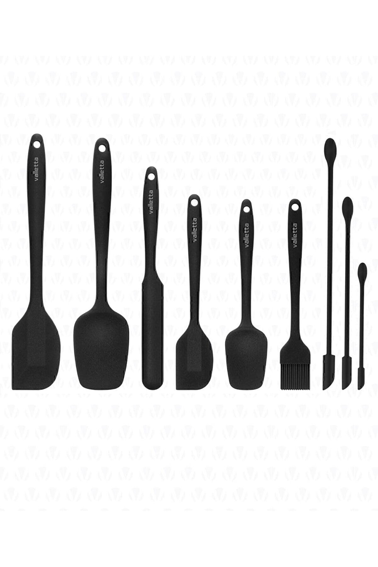 STOREMAX modashine VLT1170 DRONGO 9'LU SPATULA SET SİYAH modascope 1014773