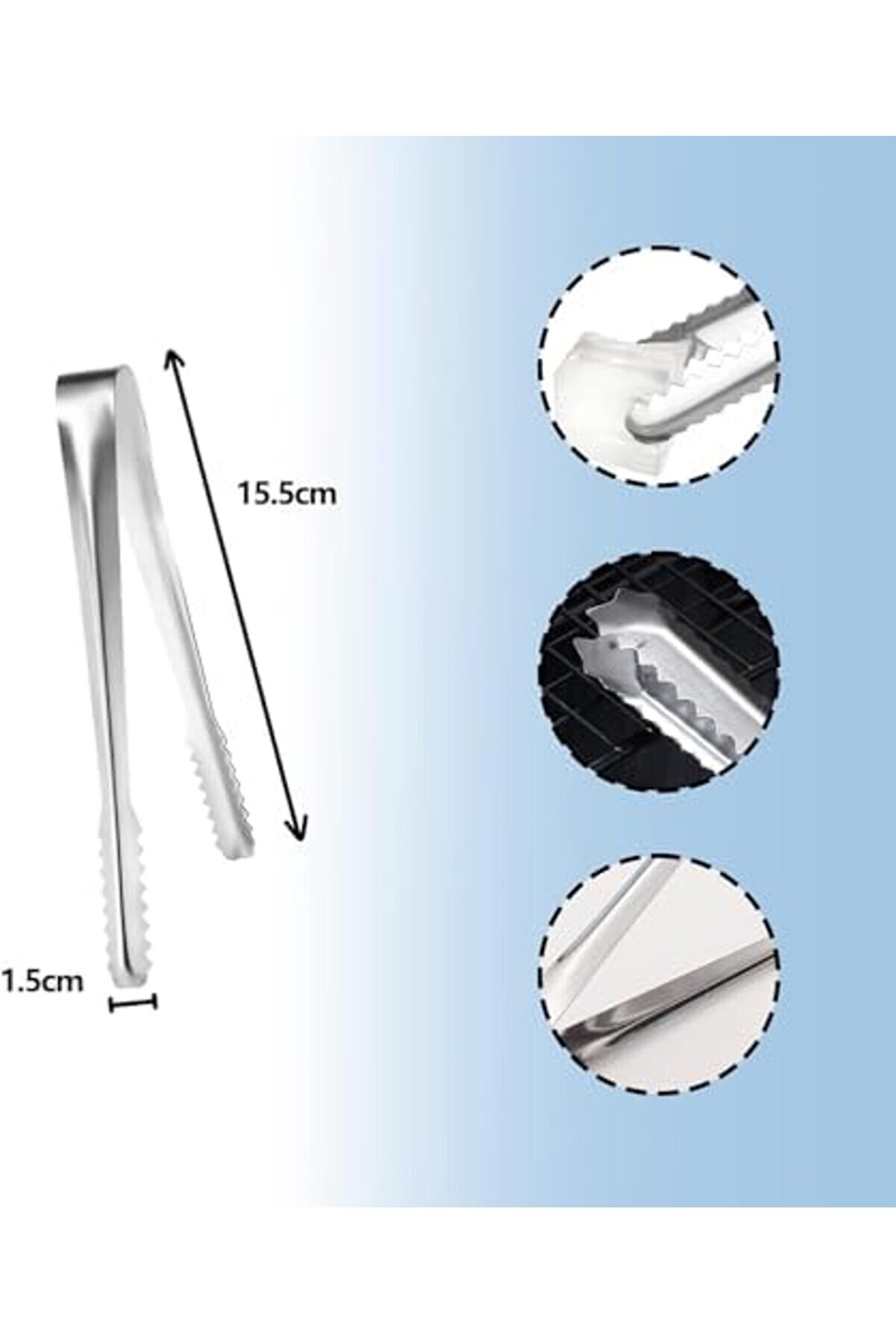 Modashi̇ne 5 Parça Maşa Set,Makarna,Salata,Şeker,Buz Maşası Modascope 1014773