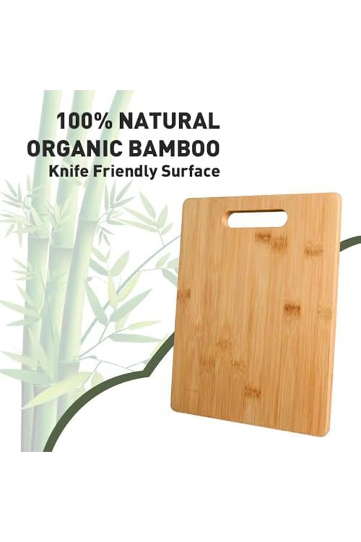 Pltnstoreshop Home Bambu Kesme Tahtası, Çok Amaçlı Doğrama Tahtası, Et, Ekmek, Balık, Sebze Ve Meyve