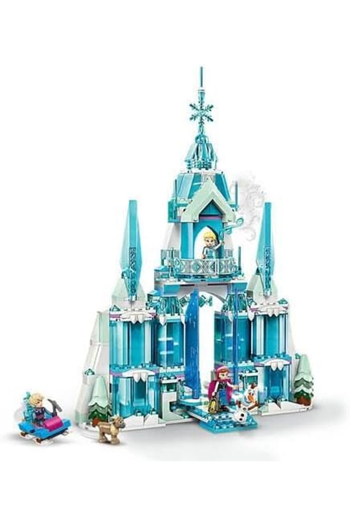 Pri̇ncess Elsa Nın Buz Sarayı 43244-6 Yaş Ve Üstü Frozen Hayranı Kız Ve Erkek Çocukları İçi̇n Sar