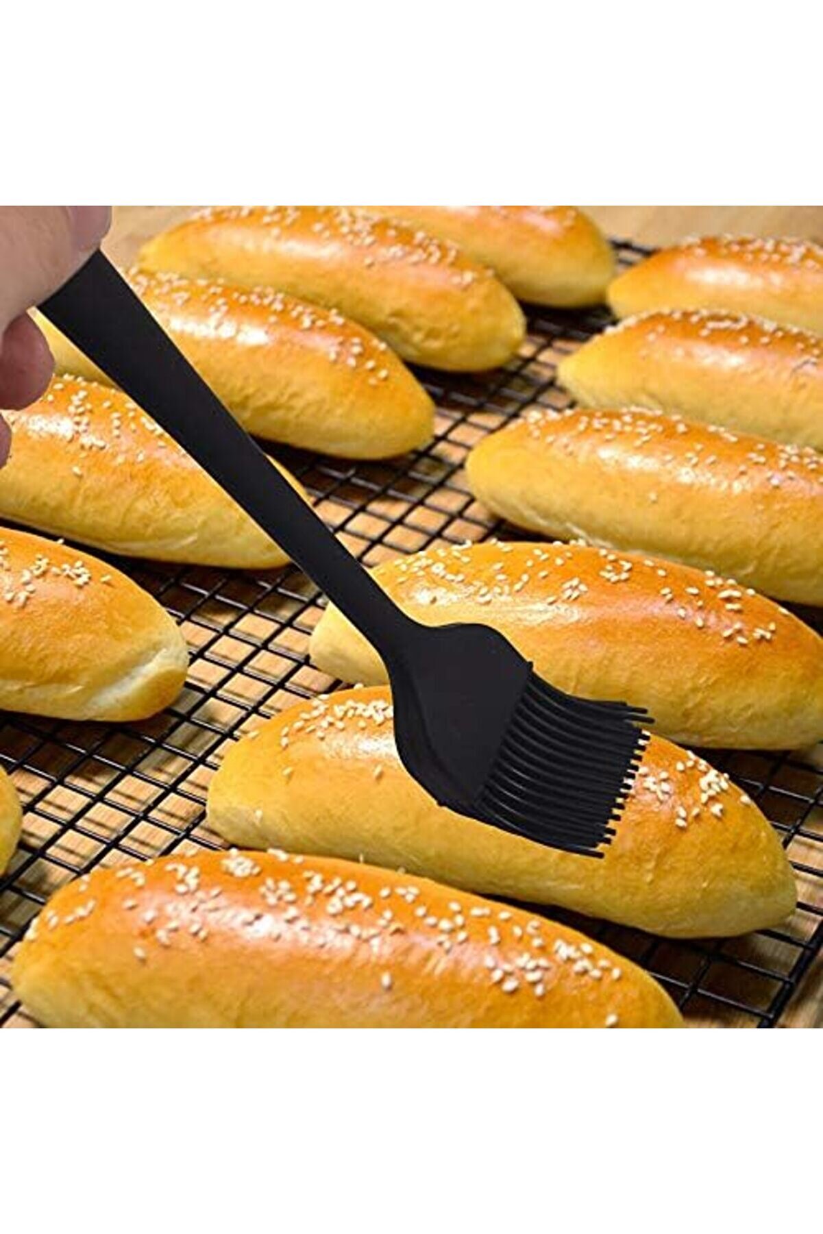 Isıya Dayanıklı Si̇li̇kon Spatula Seti̇, 6 Parça Set, Yapışmaz Kauçuk Spatula Mutfak Gereçleri̇ Paslanma