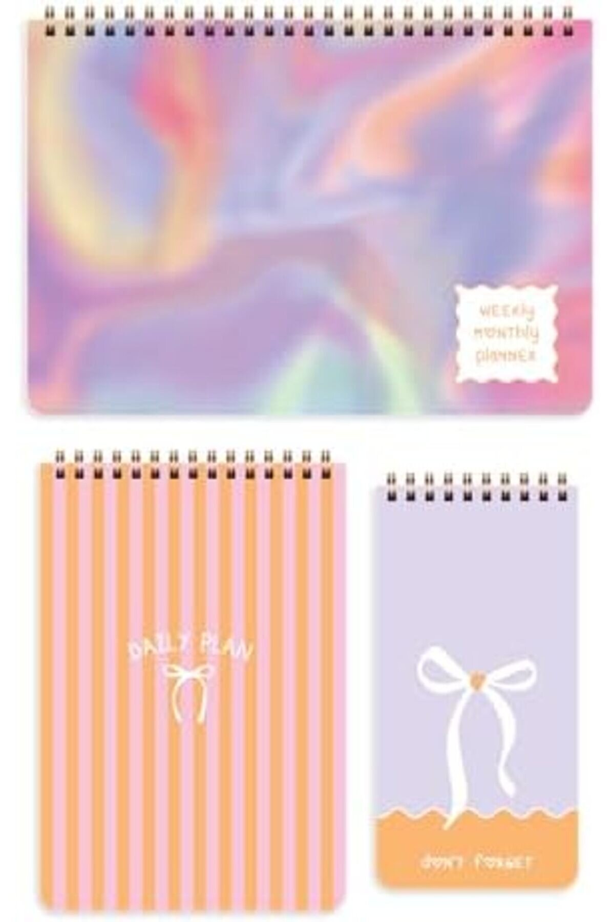 Modashi̇ne Haftalık Ve Günlük 3’Lü Masaüstü Süresi̇z Planlayıcı Set - Soyut Modascope 1014773