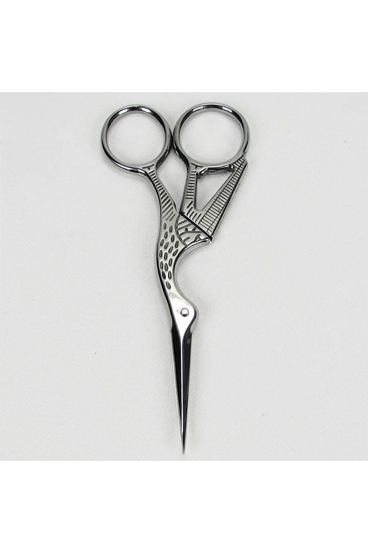 Modashi̇ne Vi̇tri̇ni̇ Leylek Şekli̇nde Gümüş Renk Söz Ve Ni̇şan Modascope 1014773