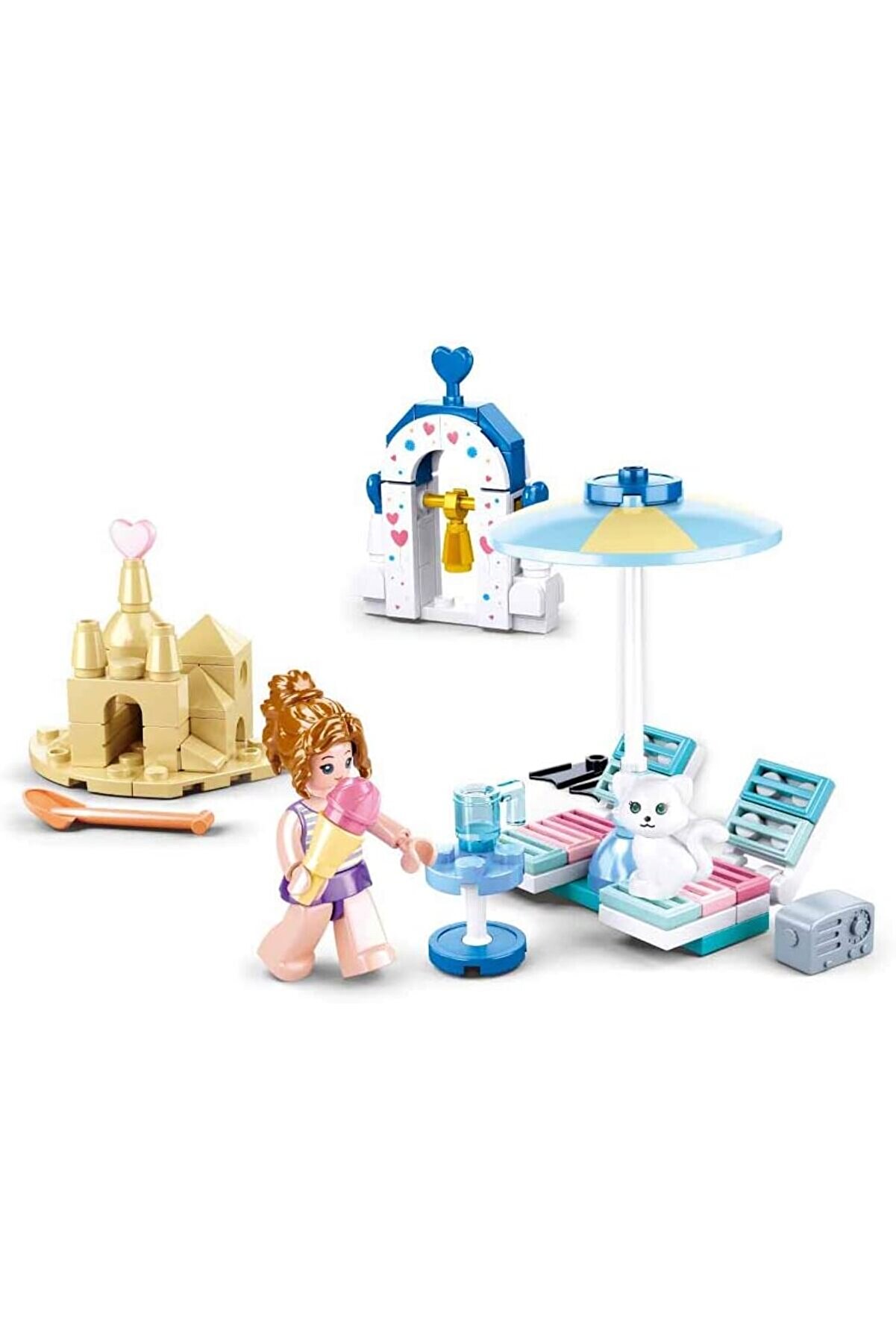 STOREMAX pltnstoreshop Girl's Dream Sahil Partisi Yapım Seti, 102 Par&ccedil;a pltnstoreshop 1175735