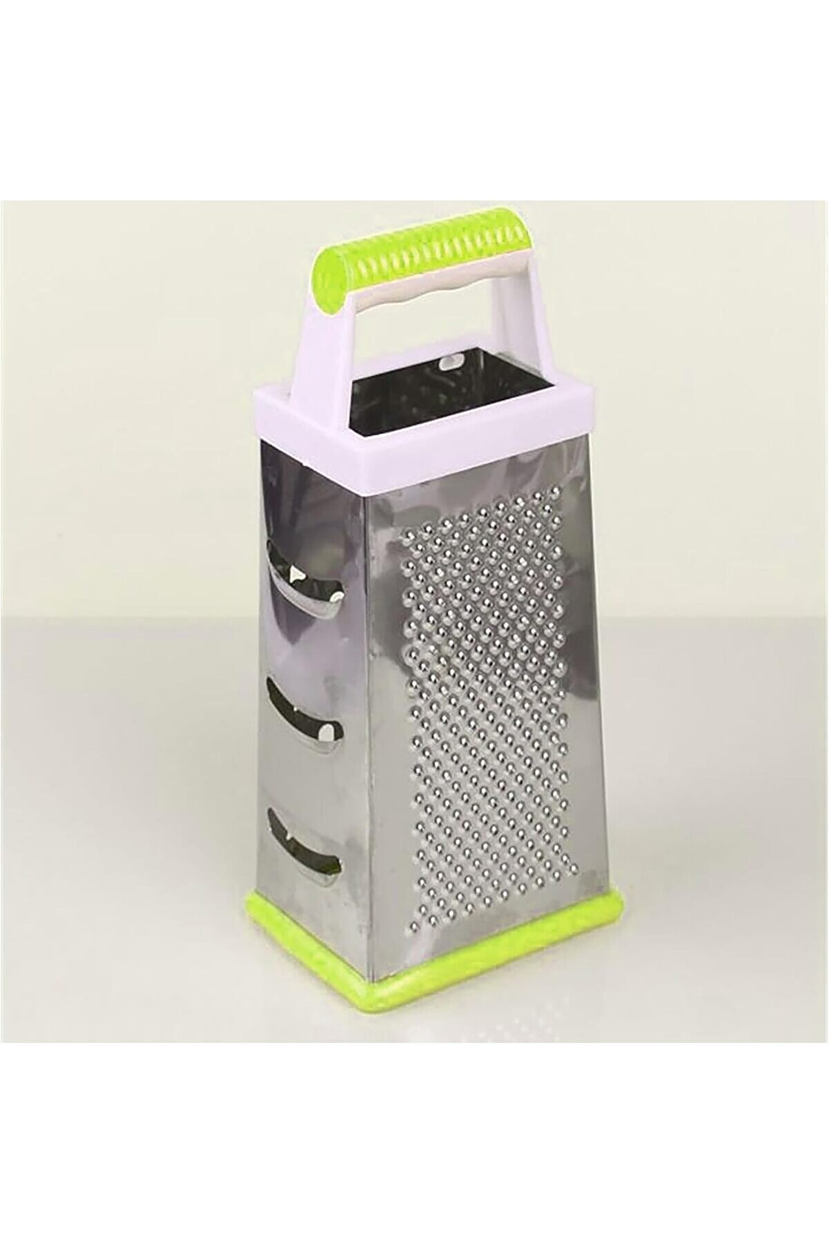 STOREMAX pltnstoreshop 4 Yüzeyli Metal Mutfak Rendesi, Plastik Tutacaklı (Yeşil) pltnstoreshop 1175735