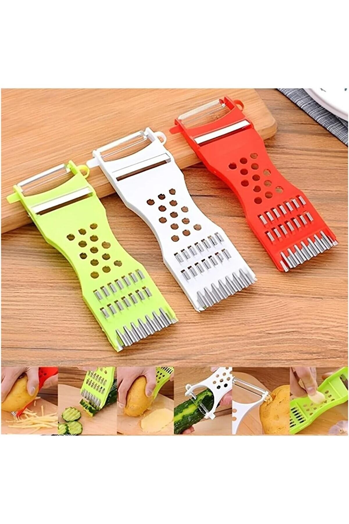 STOREMAX modashine 1 Arada Mutfak Rende Soyacak Seti Meyve Sebze Kesme Doğrama modascope 1014773