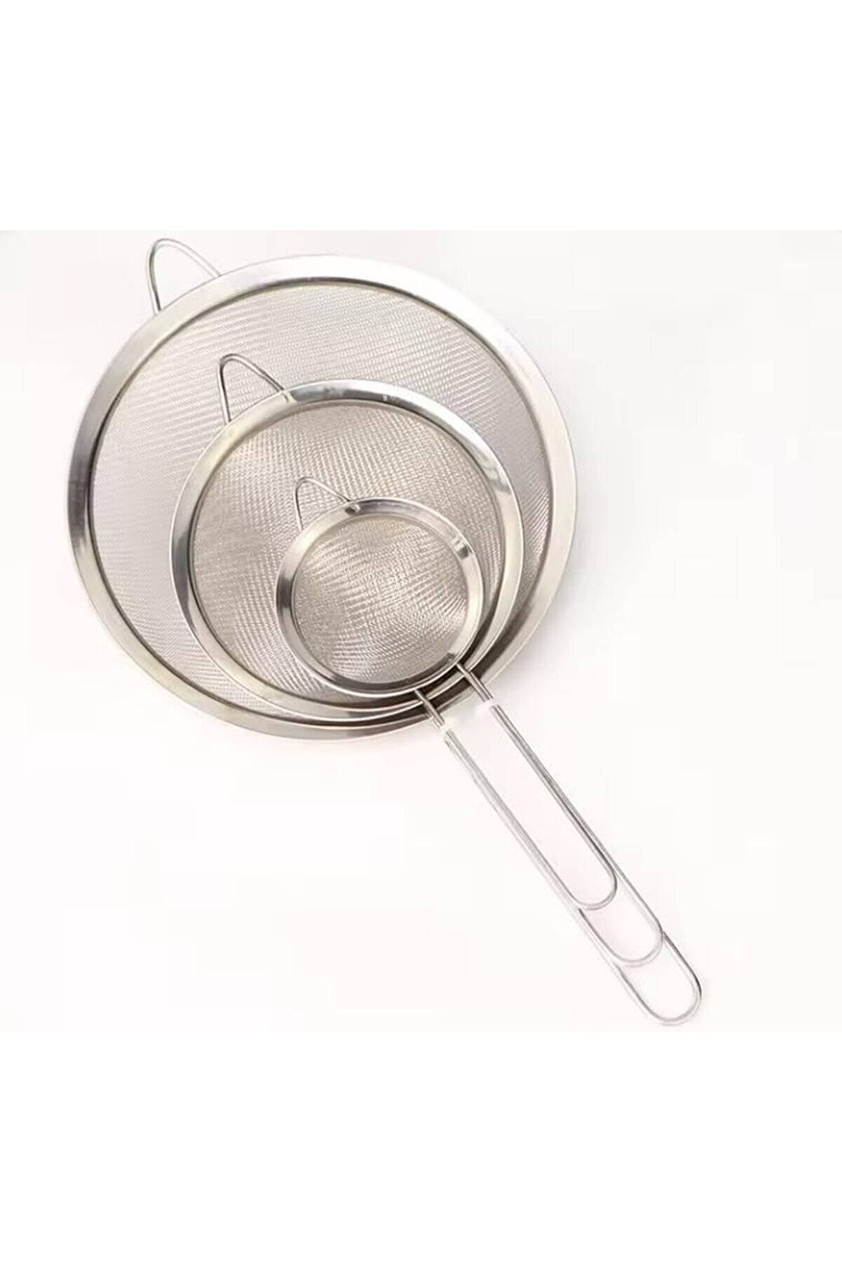 STOREMAX modashine Paslanmaz Çelik Pratik 3'lü Çay Süzgeci modascope 1014773
