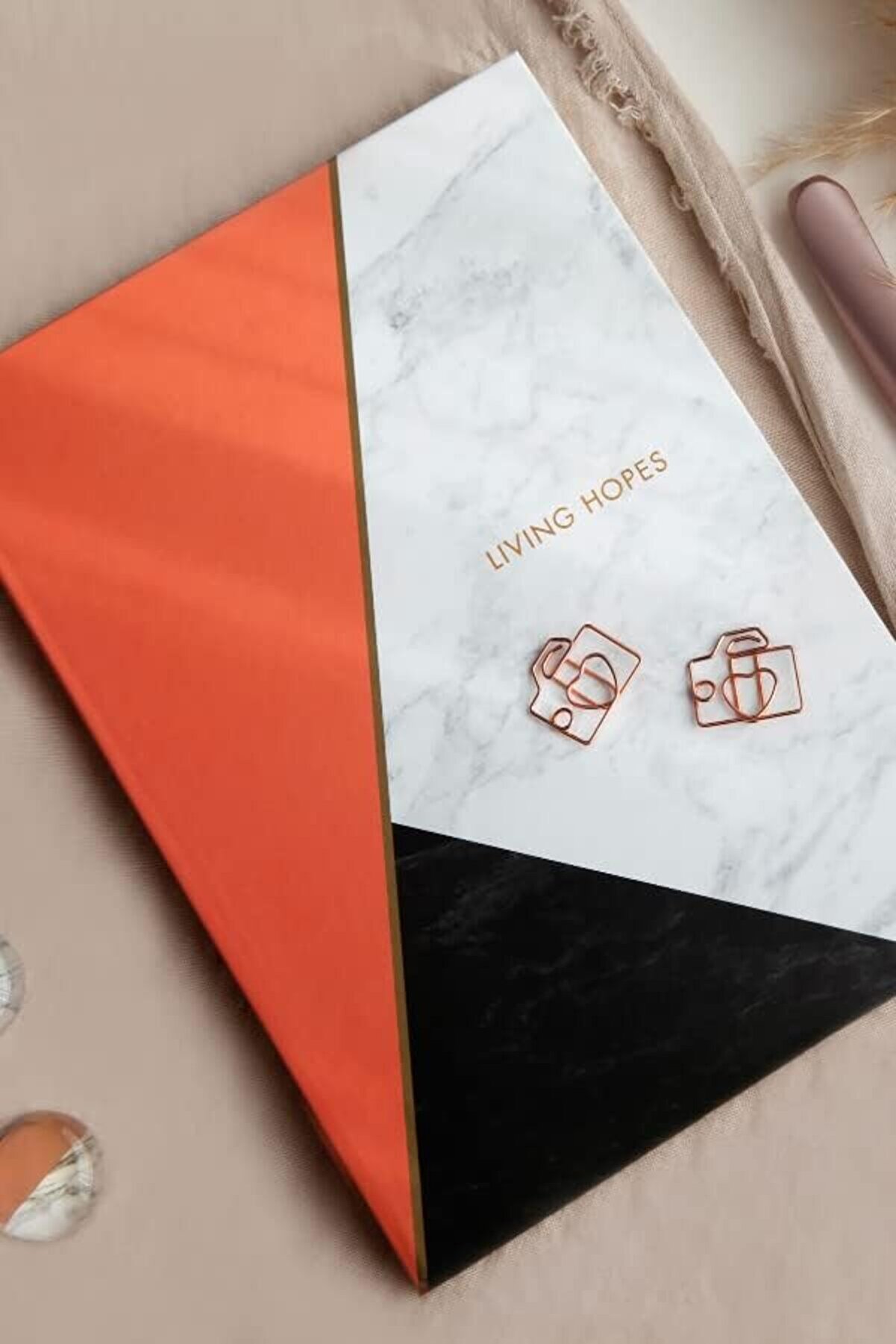 STOREMAX modashine Mermer Defter Çizgili 17x24cm modascope 1014773