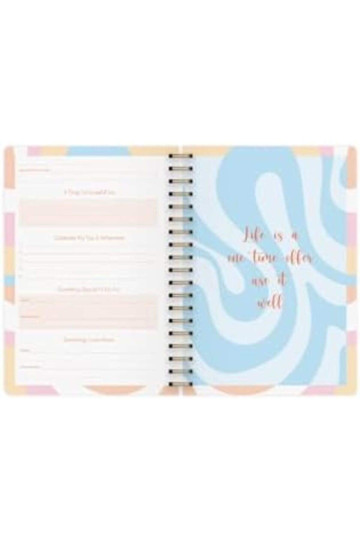 Modashi̇ne Süresi̇z Planlayıcı Spi̇ralli̇ Ajanda Defter 17X24 Cm Modascope 1014773