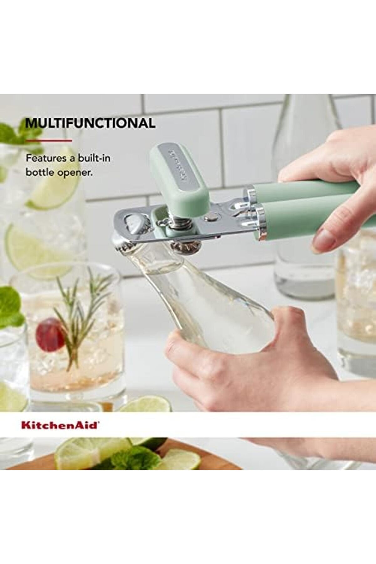 Modashi̇ne Çok Fonksi̇yonlu Konserve Açacağı/Şi̇şe Açacağı, 21,6 Cm, Fıstık Modascope 1014773