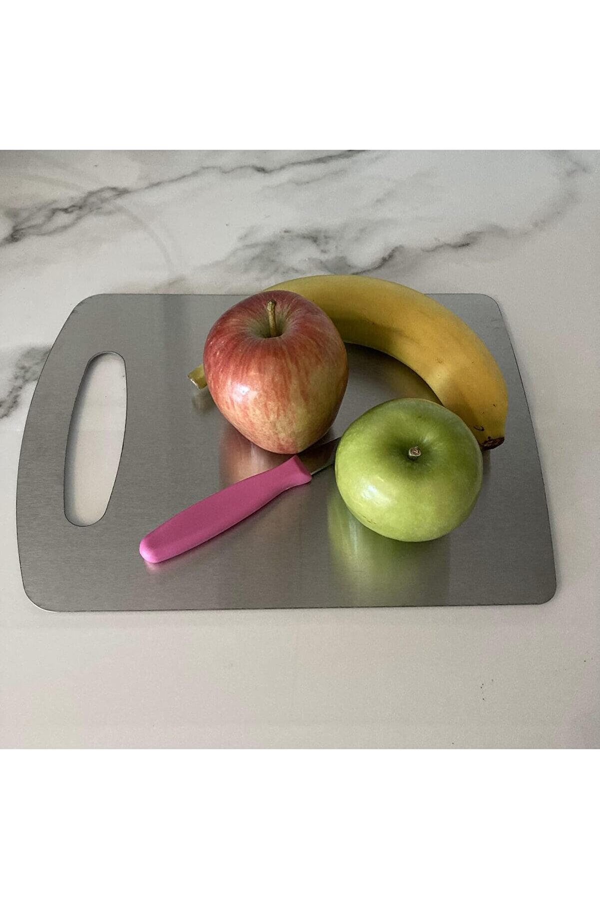 STOREMAX modashine Çelik Kesme Tahtası 28cm x 20cm modascope 1014773