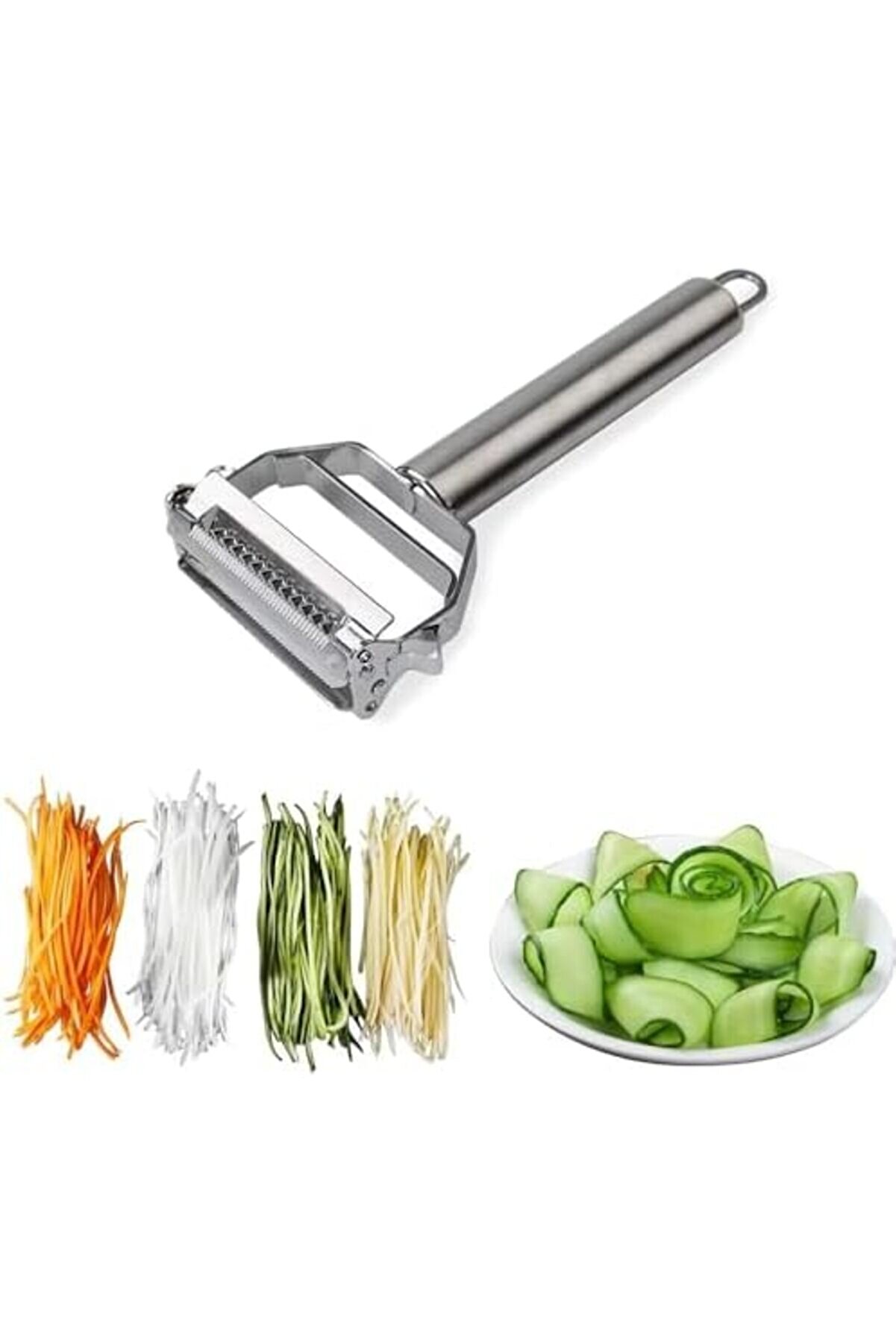 Paslanmaz Çeli̇k Jülyen Soyucu Juli̇en Dograyıcı Rende 1 Adet 978262