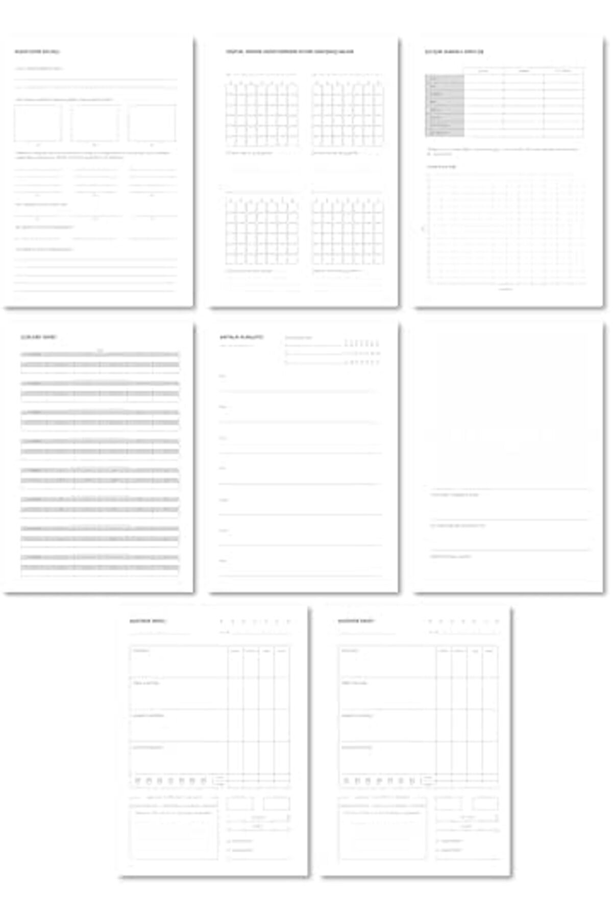 Modashi̇ne Tanıtım 12 Haftalık A5 Beslenme Ve Ki̇lo Taki̇p Planlayıcı Defter | Spi̇ralli̇, Deri̇ Kapaklı,