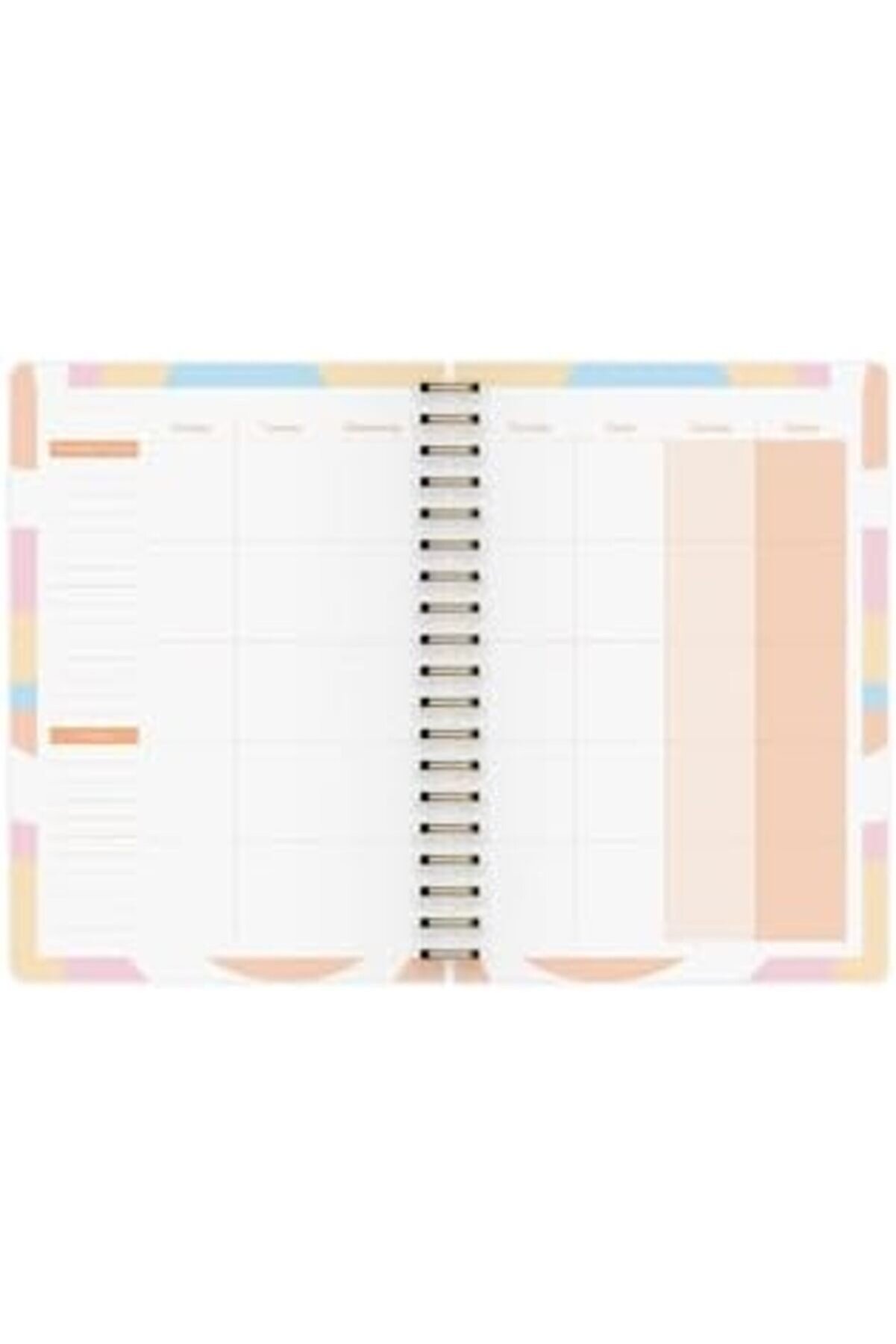 Modashi̇ne Süresi̇z Planlayıcı Spi̇ralli̇ Ajanda Defter 17X24 Cm Modascope 1014773
