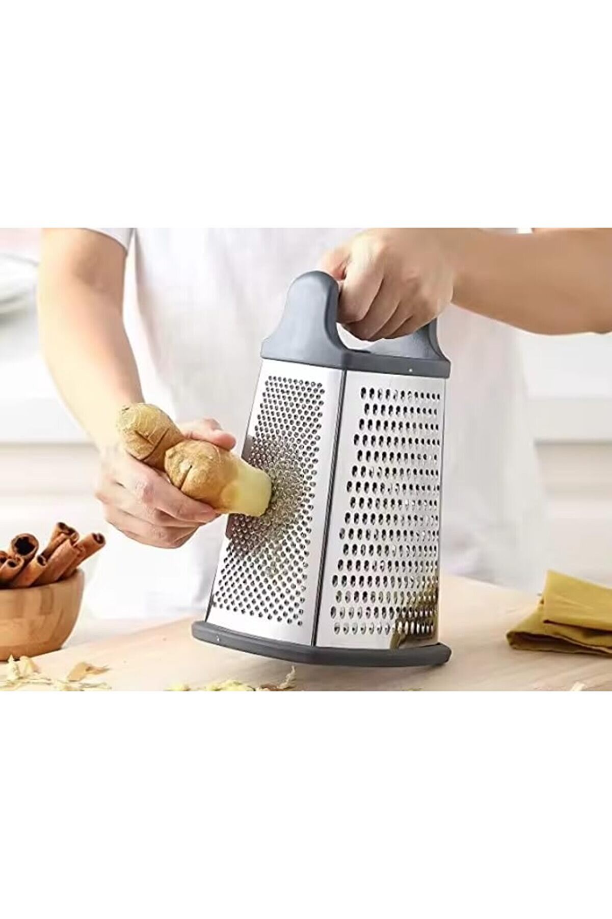 Modashi̇ne Paslanmaz Çeli̇k 4 Taraflı Çok İşlevli̇ Rende (Di̇li̇mleyi̇ci̇) Modascope 1014773