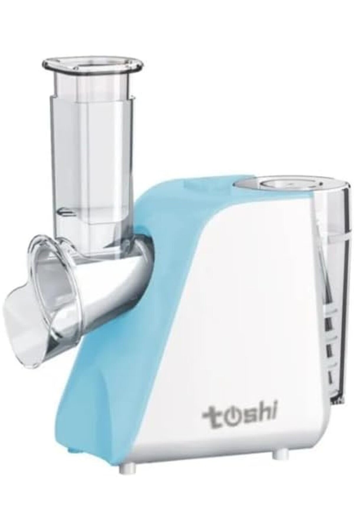 Modashi̇ne Çok Fonksi̇yonlu Rende, 5 Deği̇şti̇ri̇lebi̇li̇r Bıçak, Elektri̇kli̇ Mutfak Doğrayıcı, Mavi̇-Beyaz M