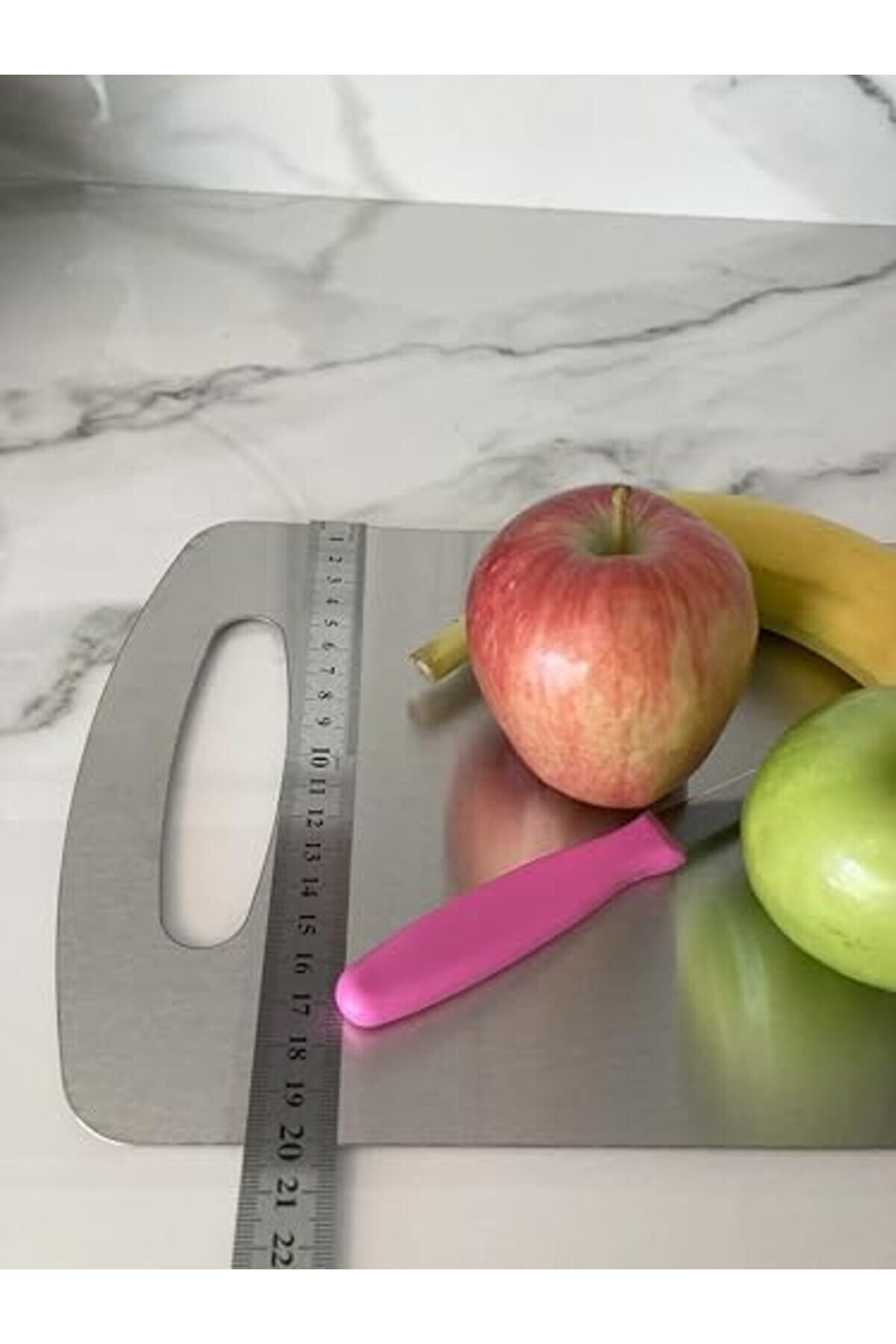 Modashi̇ne Çeli̇k Kesme Tahtası 28Cm X 20Cm Modascope 1014773