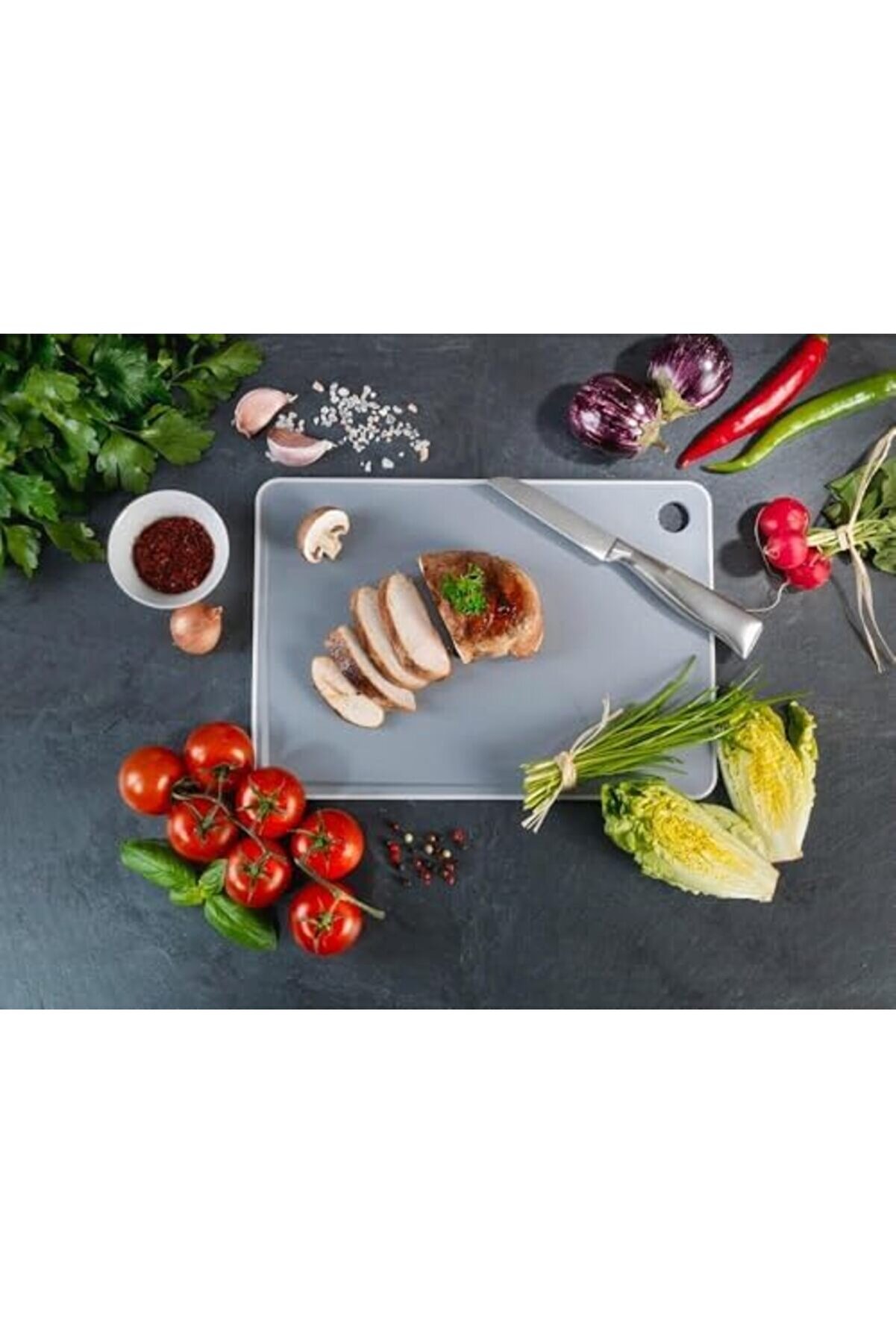 Mrtshoppng Basi̇c L Kesme Tahtası | , Kaymaz, Sulu Yemekler İçi̇n Oluklu, Gıdaya Uygun 1