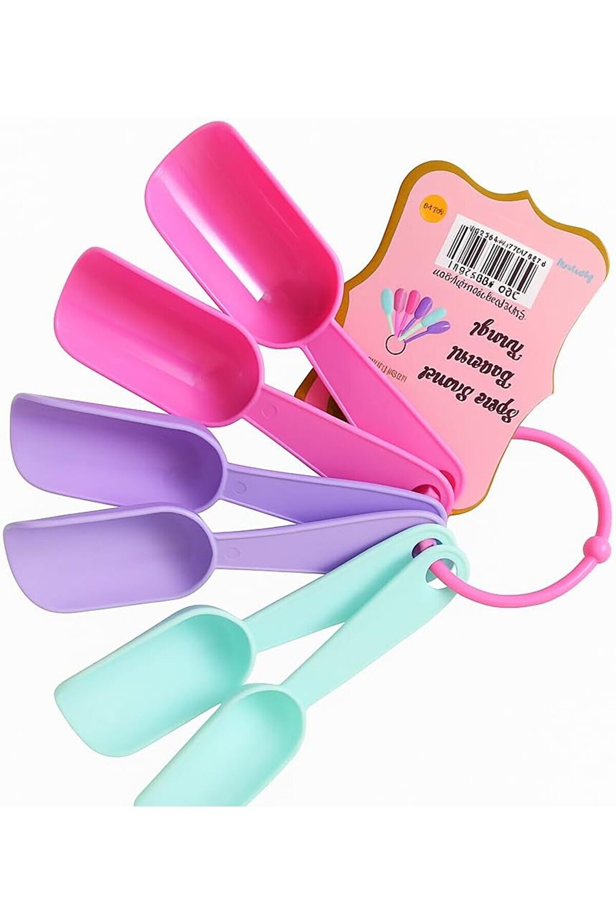 STOREMAX modashine Kaşığı Seti, 6 Parça, 9 cm, Karışık Renkli modascope 1014773