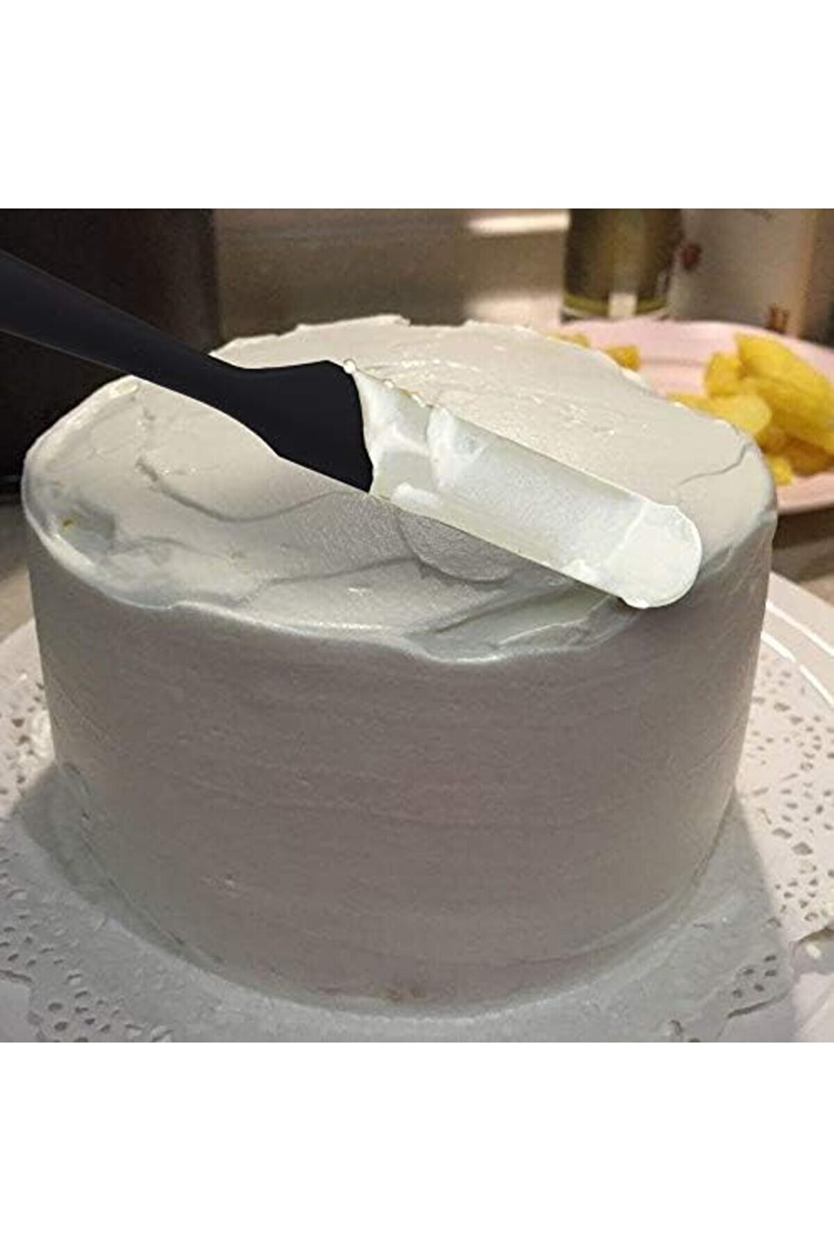 Isıya Dayanıklı Si̇li̇kon Spatula Seti̇, 6 Parça Set, Yapışmaz Kauçuk Spatula Mutfak Gereçleri̇ Paslanma