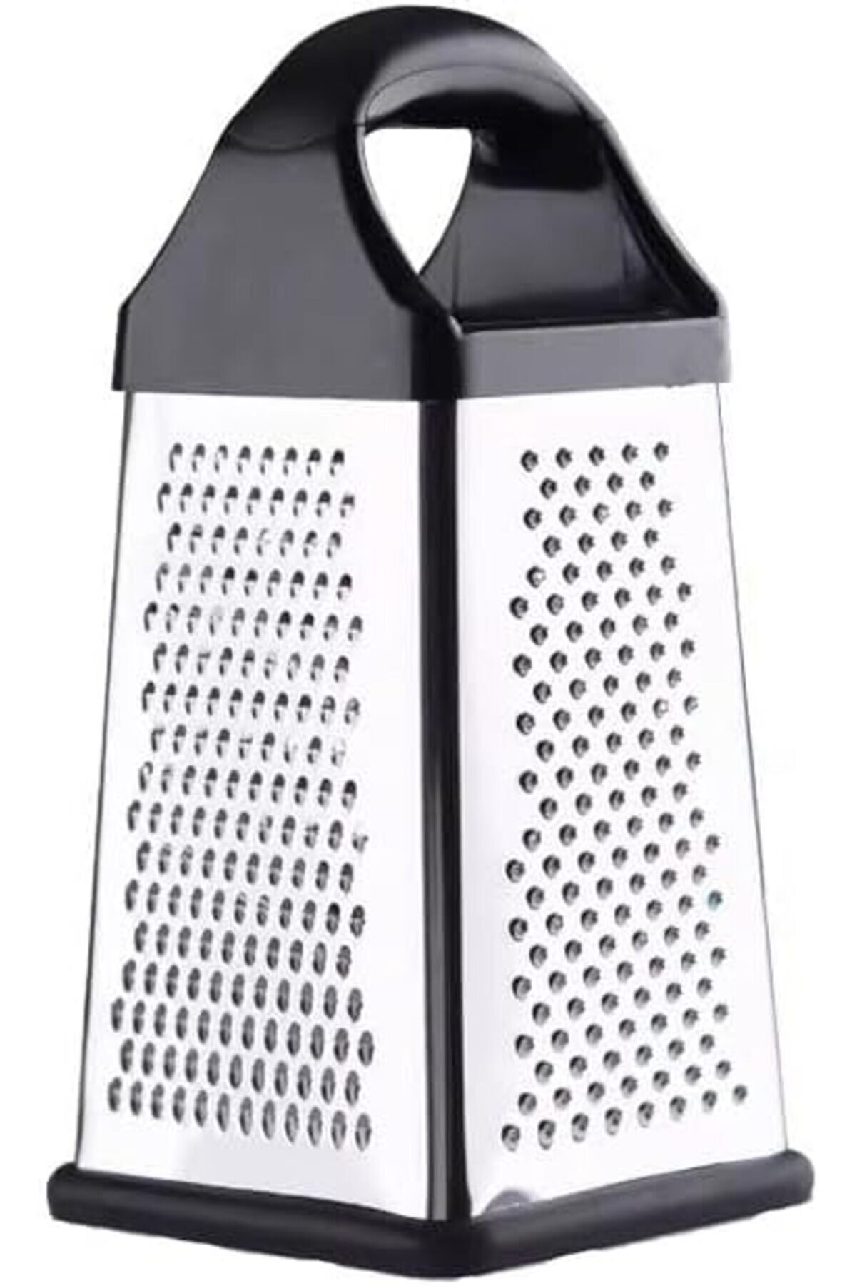 STOREMAX modashine Silikon Saplı 4 Yüzeyli Kaymaz Tabanlı Paslanmaz Çelik Rende – Ergonomik Tasarım, Pratik K