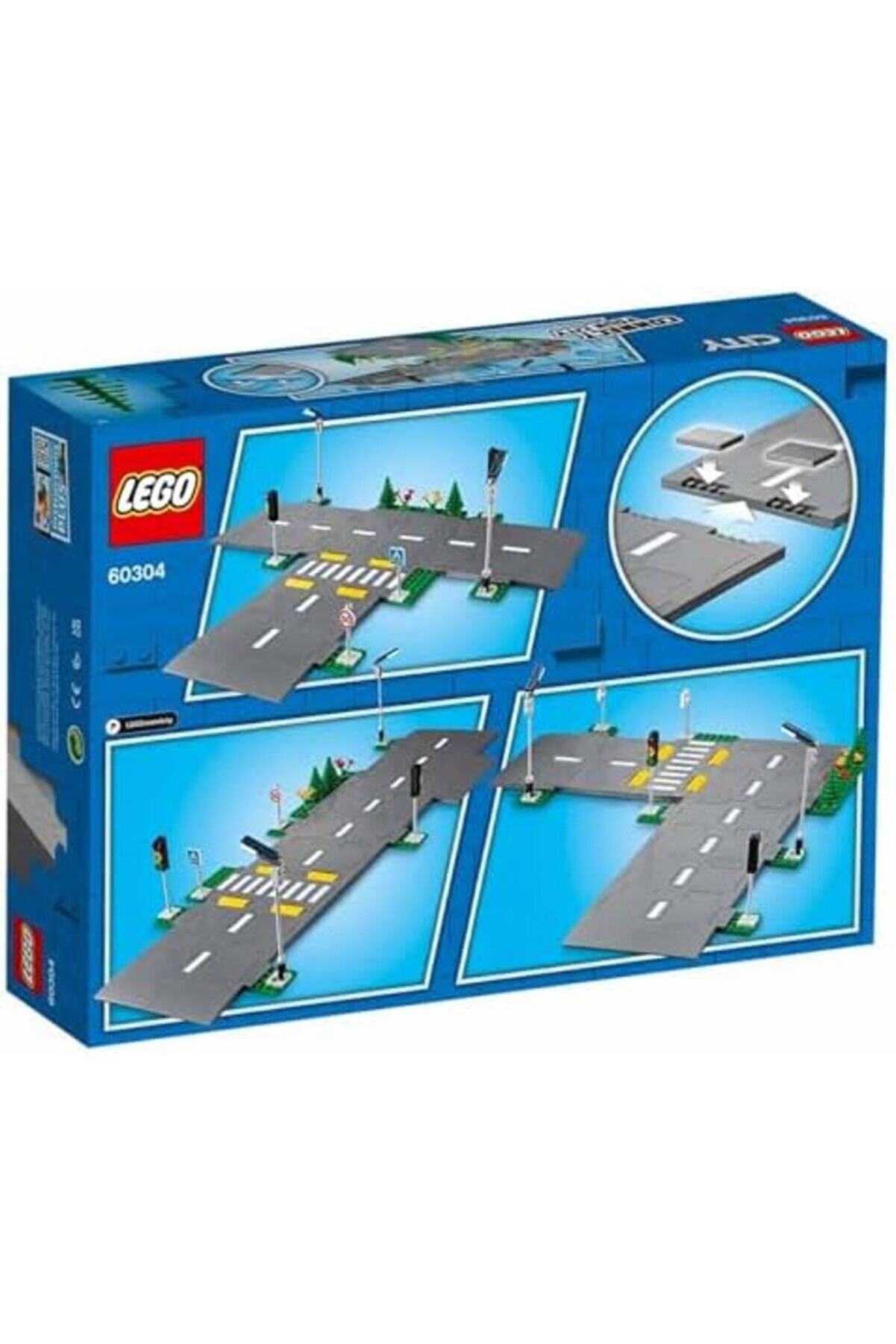 Ci̇ty Yol Zemi̇nleri̇ 60304-5 Yaş Ve Üzeri̇ Çocuklar İçi̇n Ci̇ty Setleri̇yle Uyumlu Yaratıcı Oyuncak Yapım