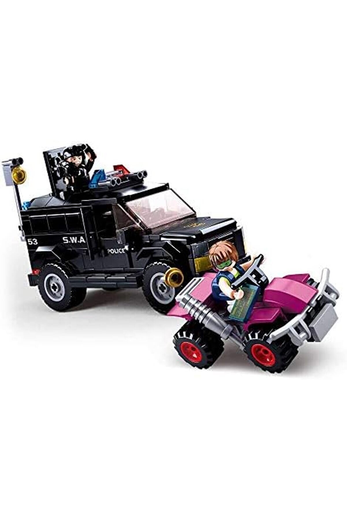 Eli̇zzashop Poli̇ce Zırhlı Araç Yapım Seti̇, 293 Parça Eli̇zzashop 1174223