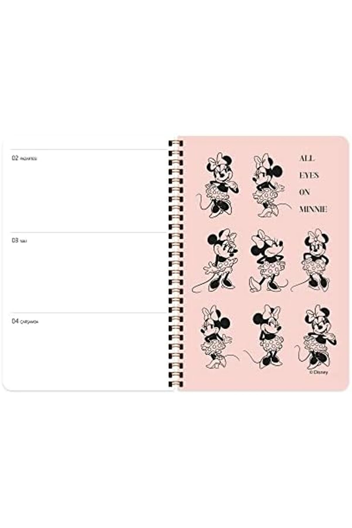 Modashi̇ne Mi̇nni̇e Mouse 2023 Haftalık Ajanda - Get It, 13X19,5 Modascope 1014773