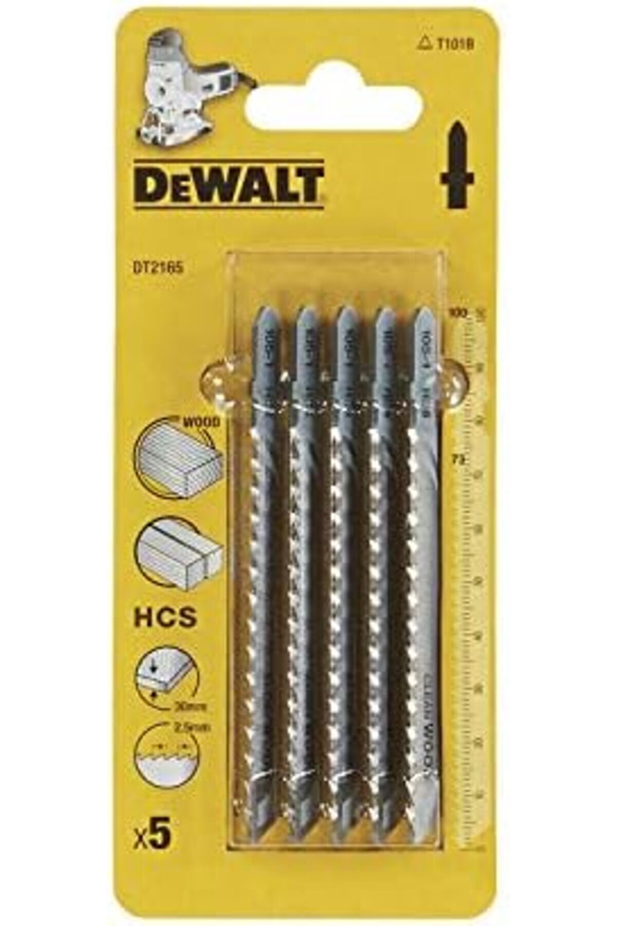 Dt2165-Qz Dekupaj Testere, Metalık, 5 Adet 1014773