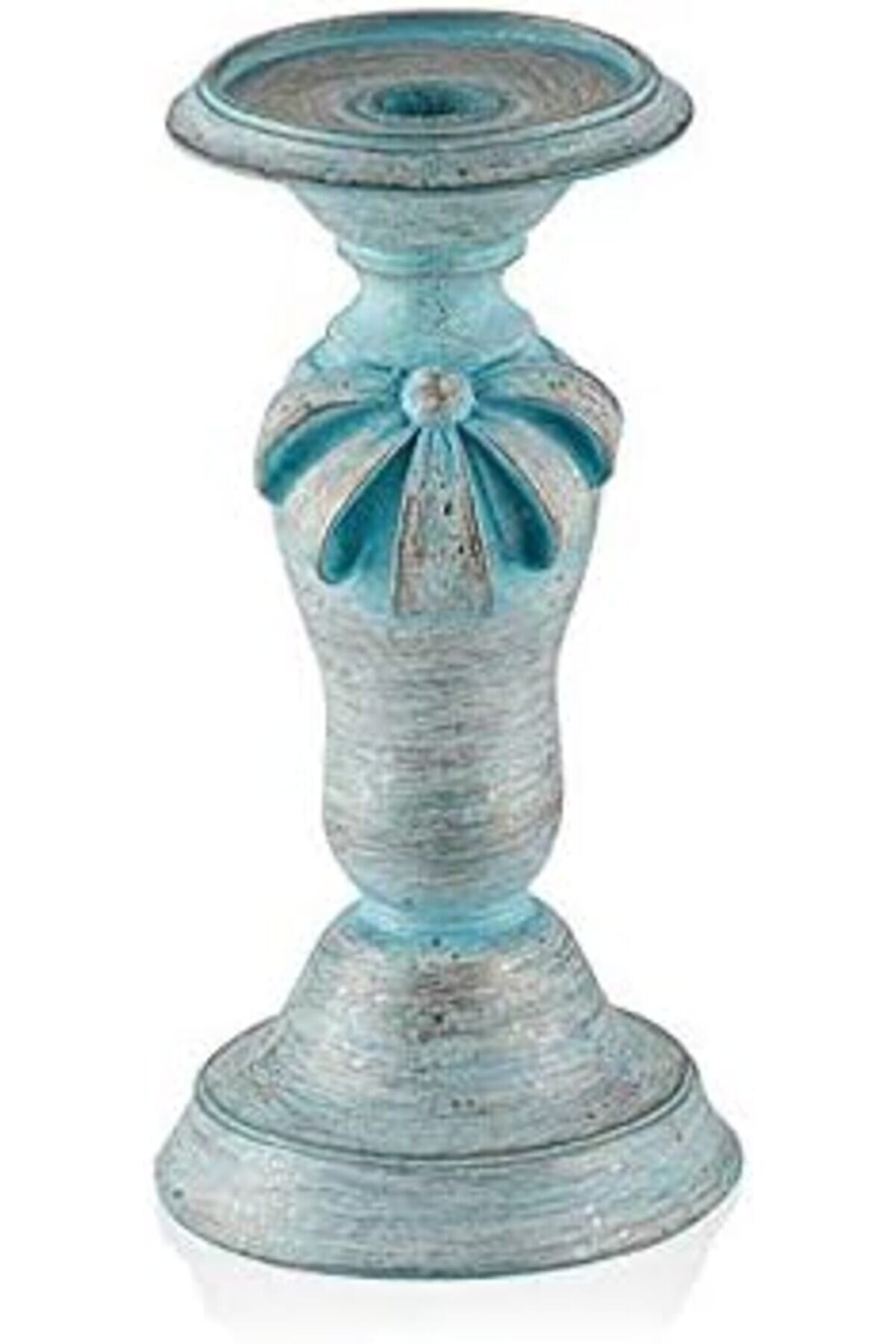 STOREMAX Mavi Kurdeleli Küçük Mumluk, 23x12 1014773