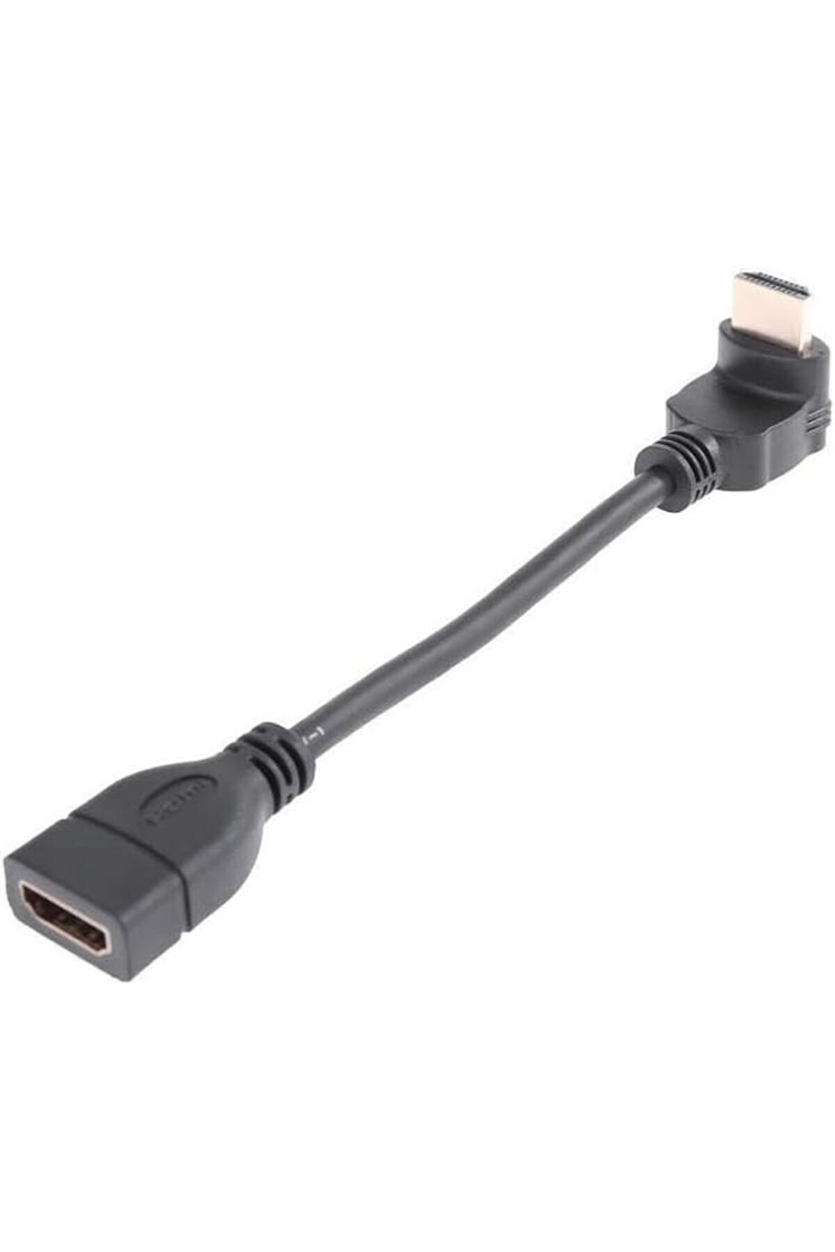 STOREMAX Plus PX-4684 Hdmi Dişi Erkek Uzatma, 15cm 90 Derece HDMI Uzatma Kablosu HDMI Uzatma, L Tip HDMI Uzat