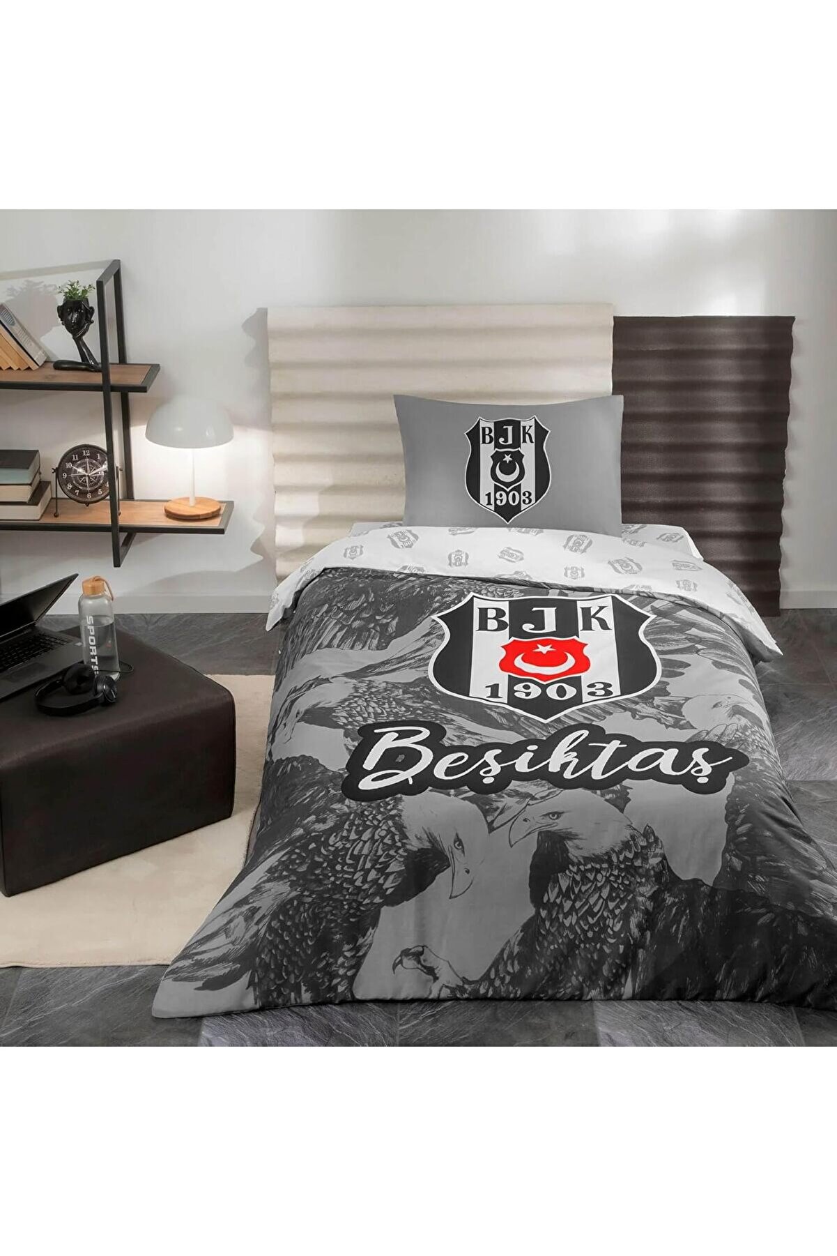 Li̇sanslı Pamuk Kartal Nevresi̇m Takımı &Ccedil;ok Renkli̇ Tek Ki̇şi̇li̇k 1014773