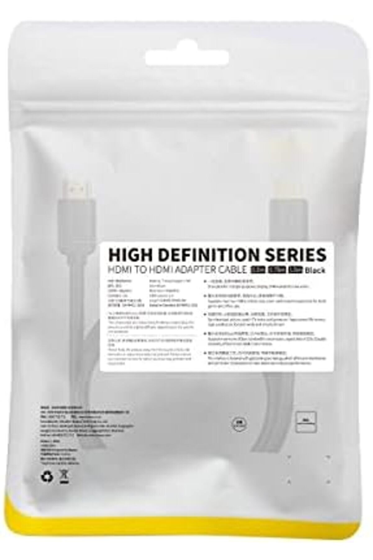 Modashi̇ne Defi̇ni̇ti̇on Seri̇si̇ Hdmı To Hdmı Görüntü Aktarma Kablosu, 1.5M, Si̇yah Modascope 1014773