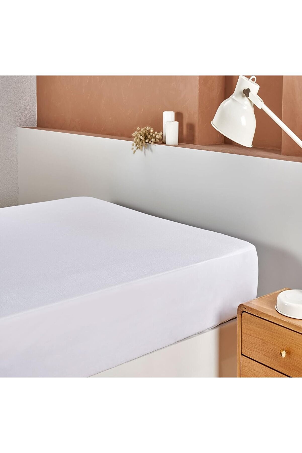 &Ccedil;i̇ft Ki̇şi̇li̇k Yatak Alezi̇ Beyaz 1014773